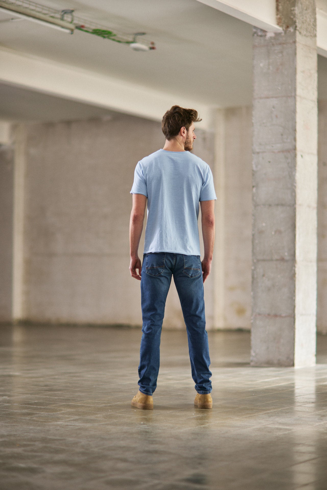 T-shirt Homme Leandro Kansas blue sky | Freeman T. Porter
