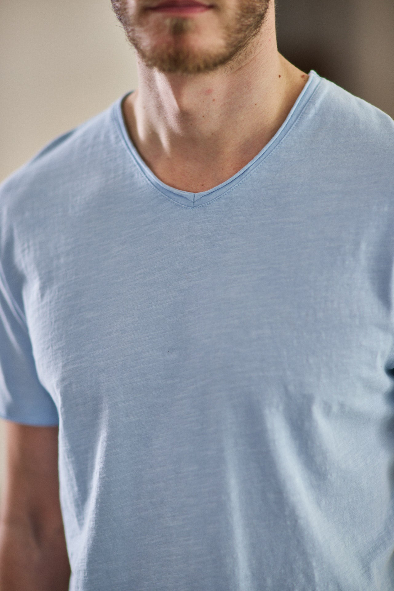 T-shirt Homme Leandro Kansas blue sky | Freeman T. Porter