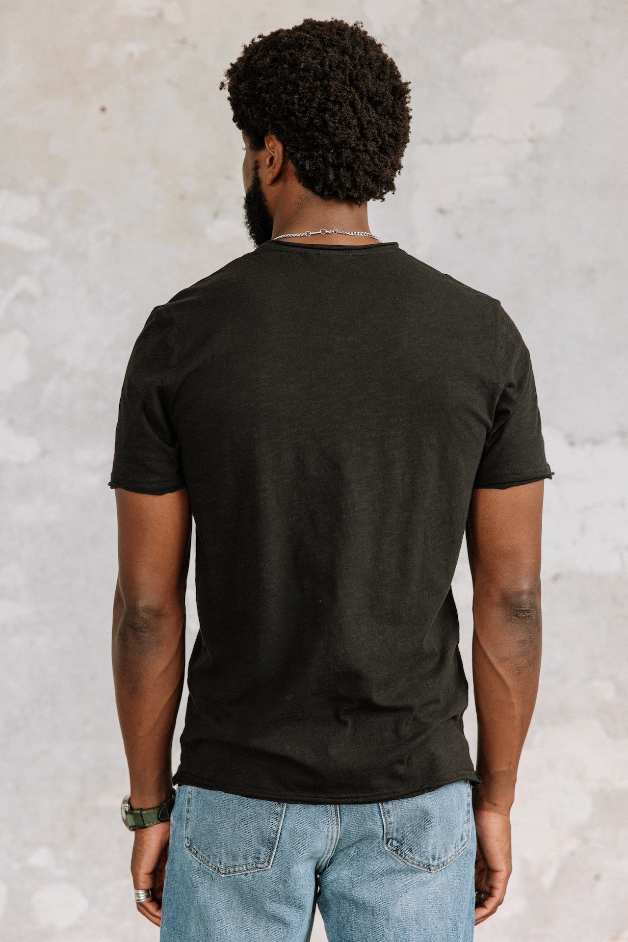 T-shirt en jersey flammé Hombres Leandro Kansas pirate black | Freeman T. Porter