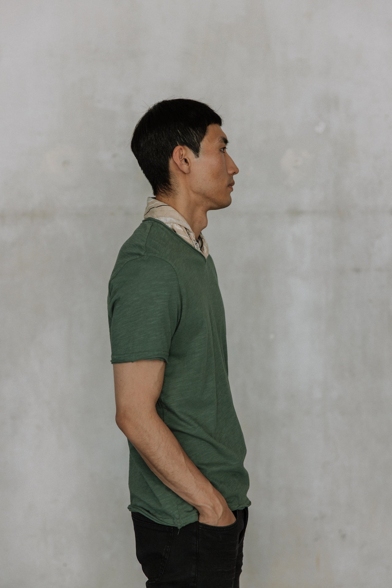 T-shirt en jersey flammé Hombres Leandro Kansas laurel wreath | Freeman T. Porter