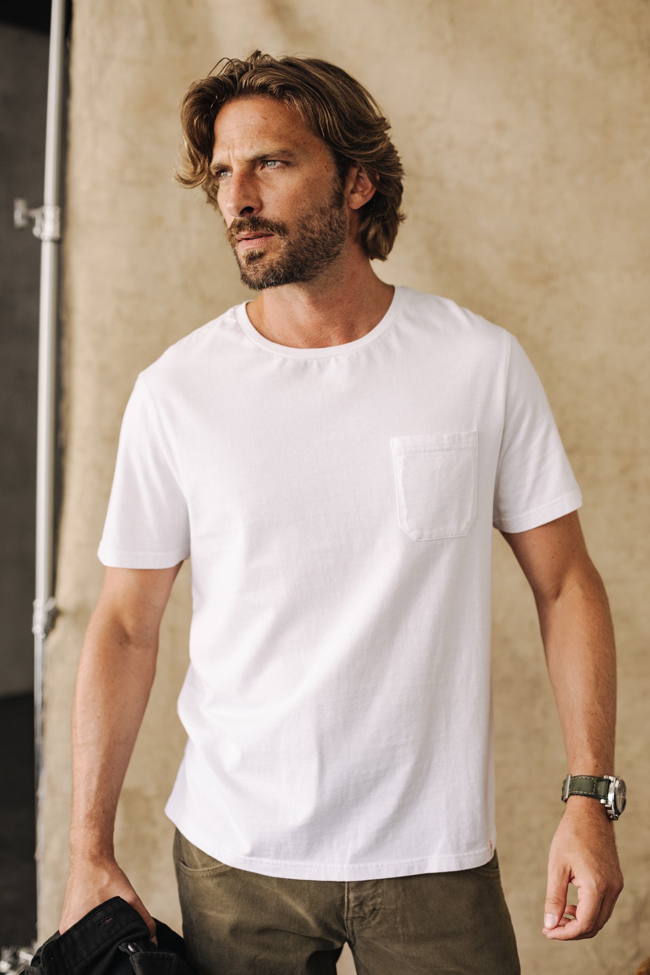 T-shirt Homme Flavio Illinois bright white | Freeman T. Porter