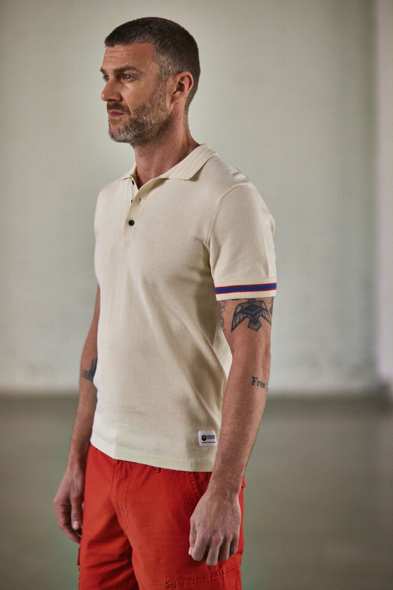 Polo Homme Mike Conwy egret | Freeman T. Porter