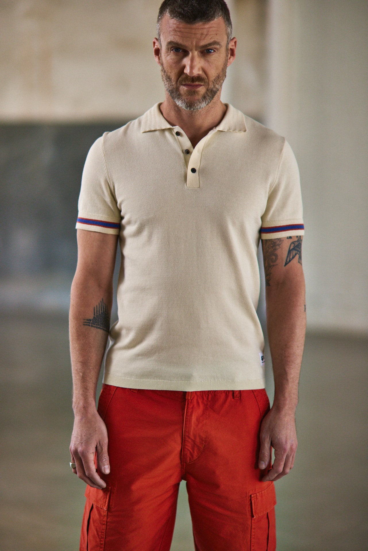 Polo Homme Mike Conwy egret | Freeman T. Porter