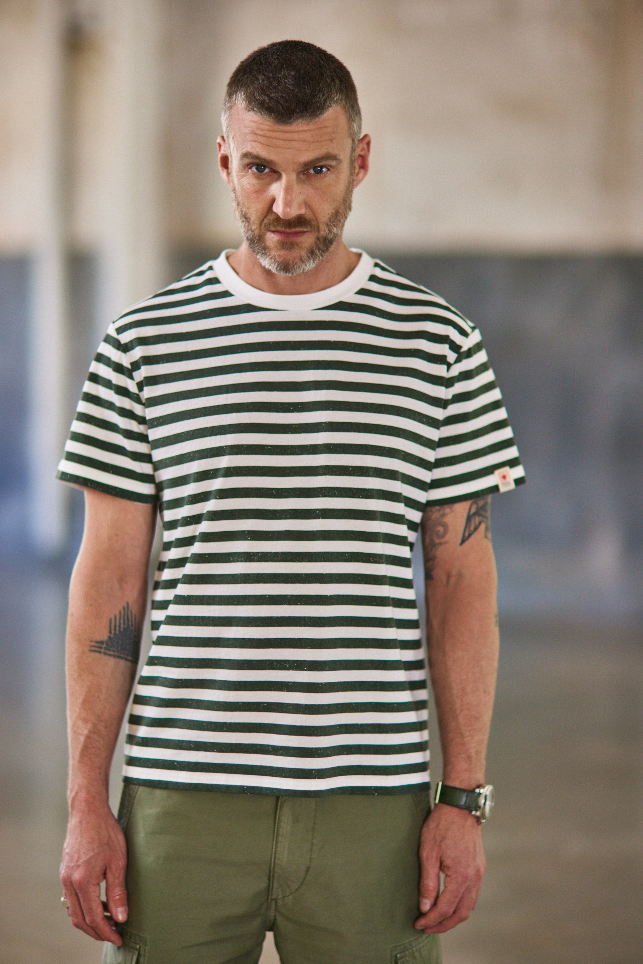 T-shirt Homme Chuck Marin jungle green | Freeman T. Porter