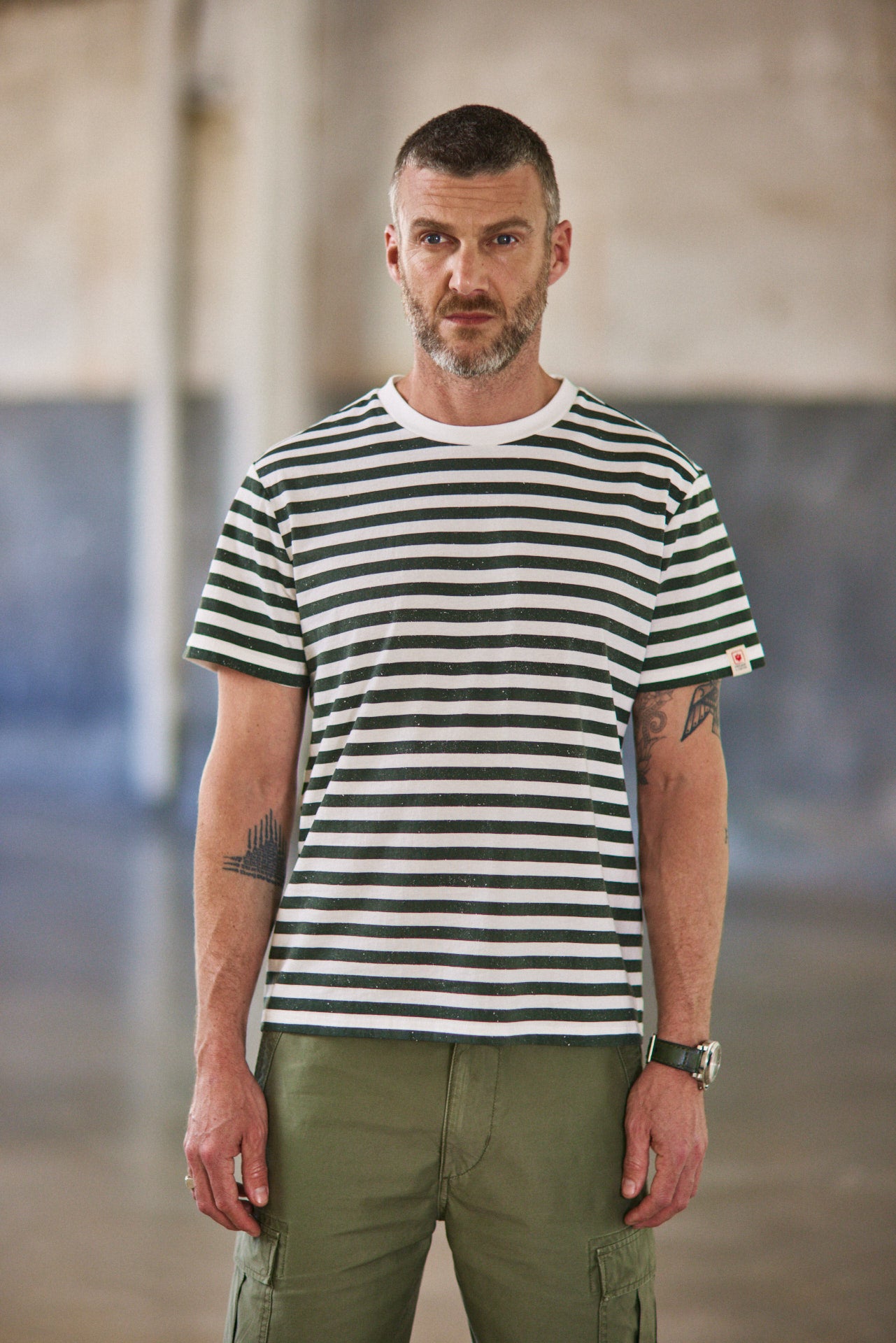 T-shirt Homme Chuck Marin jungle green | Freeman T. Porter