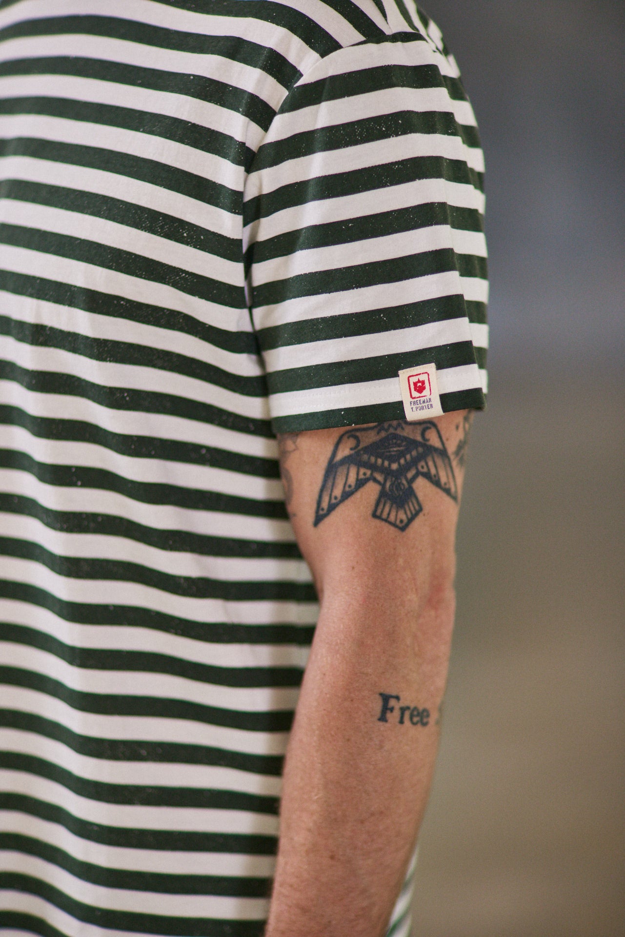 T-shirt Homme Chuck Marin jungle green | Freeman T. Porter