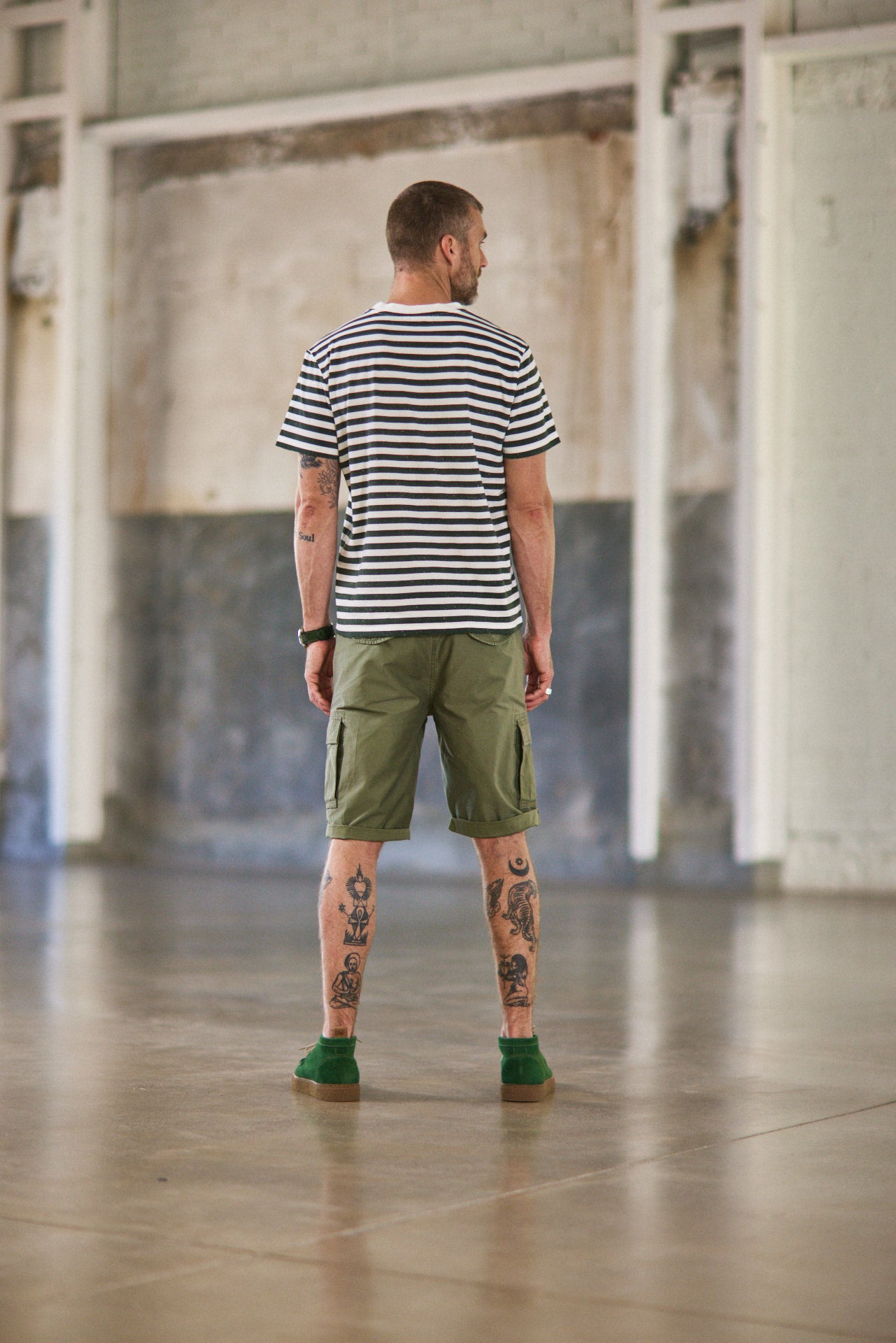 T-shirt Homme Chuck Marin jungle green | Freeman T. Porter