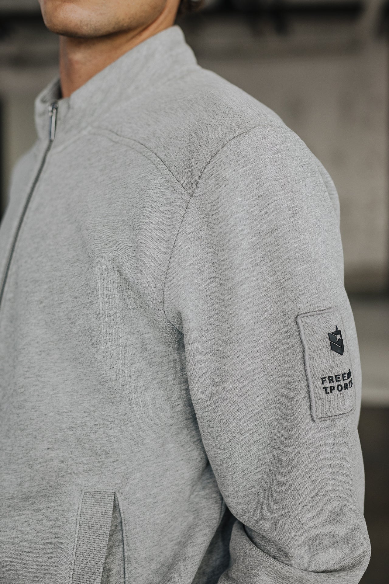 Gilet zippé Homme Sully Snug dark grey melange | Freeman T. Porter