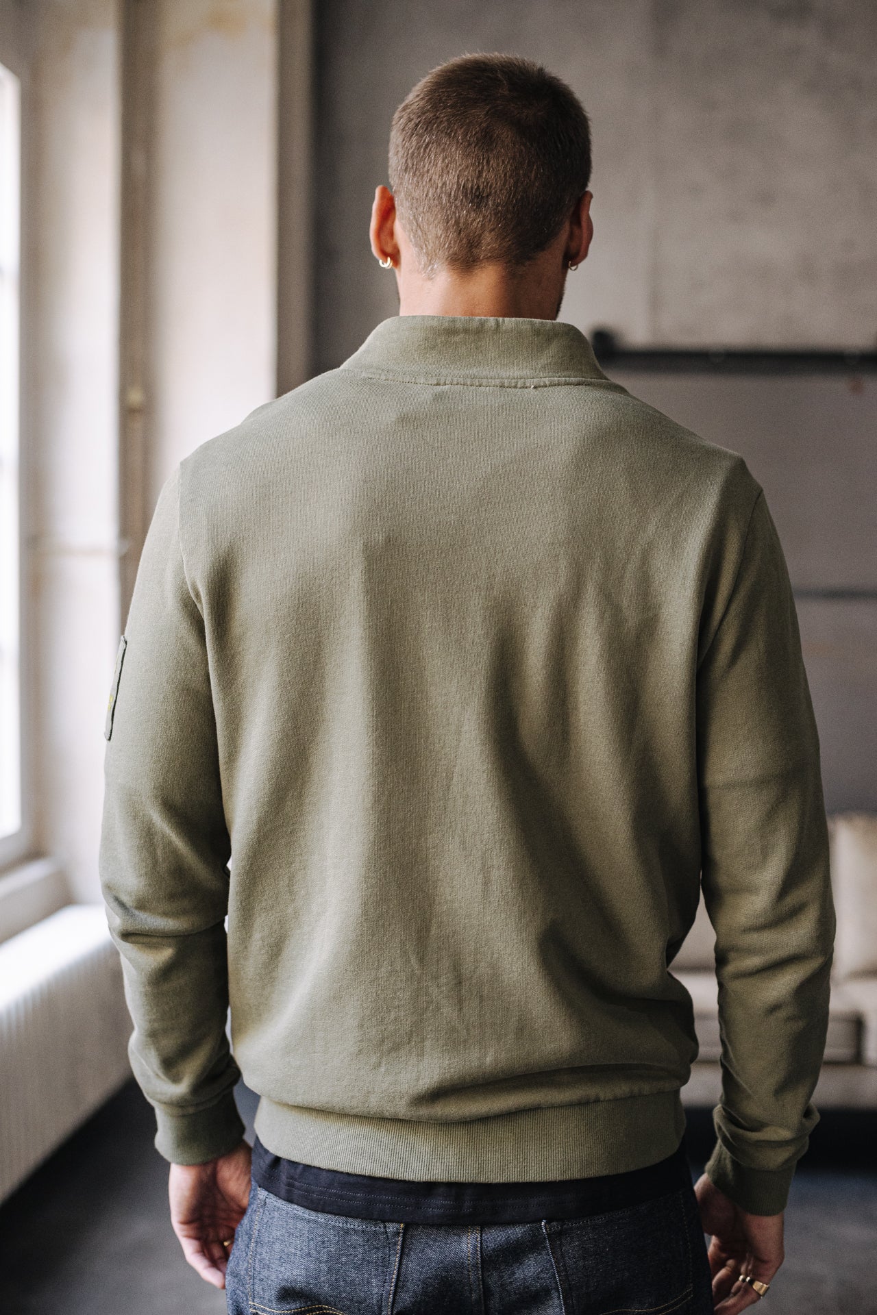 Gilet zippé Homme Sully Snug deep lichen green | Freeman T. Porter