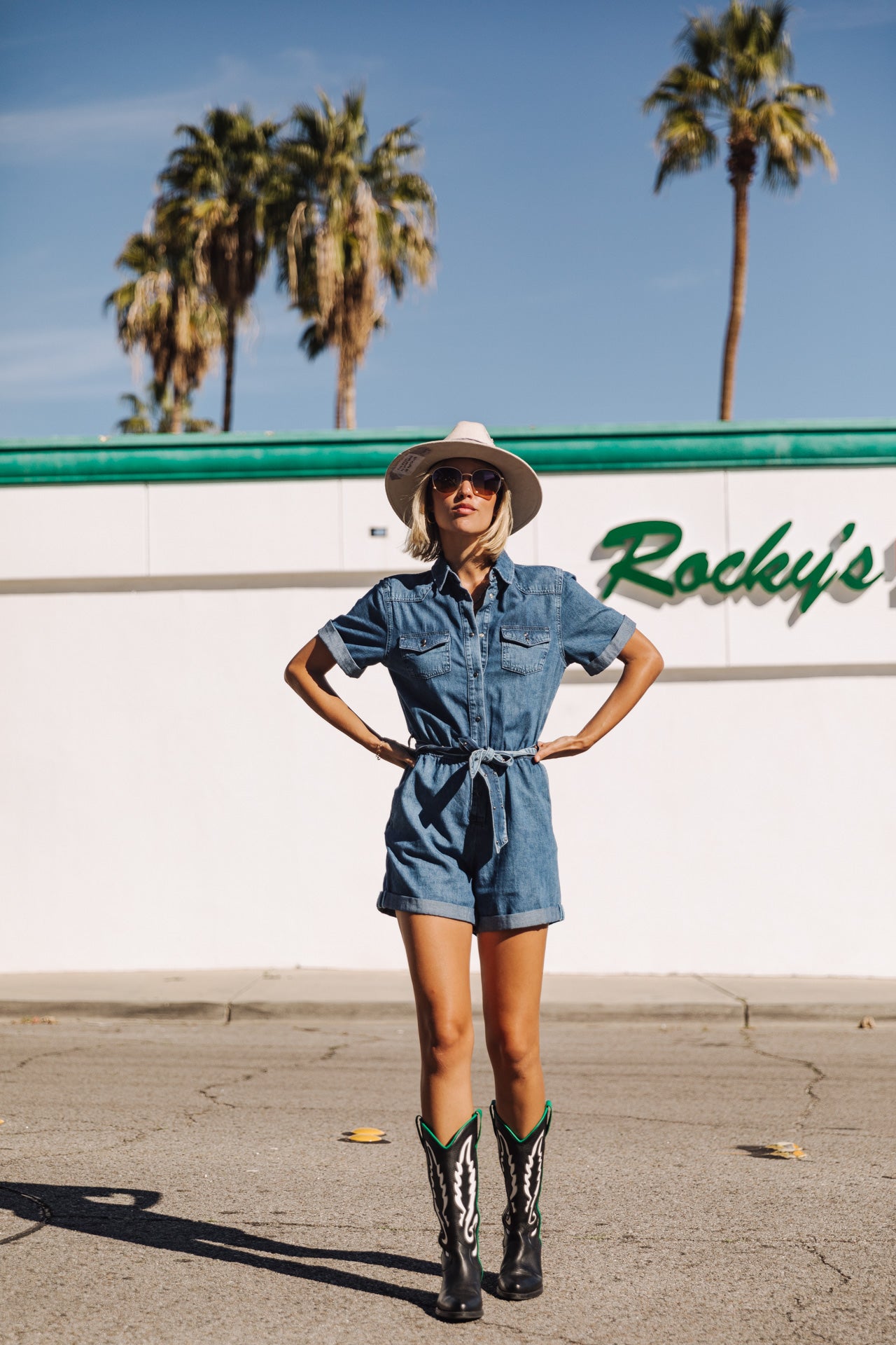 Combishort Frau Edna Denim manzana med | Freeman T. Porter