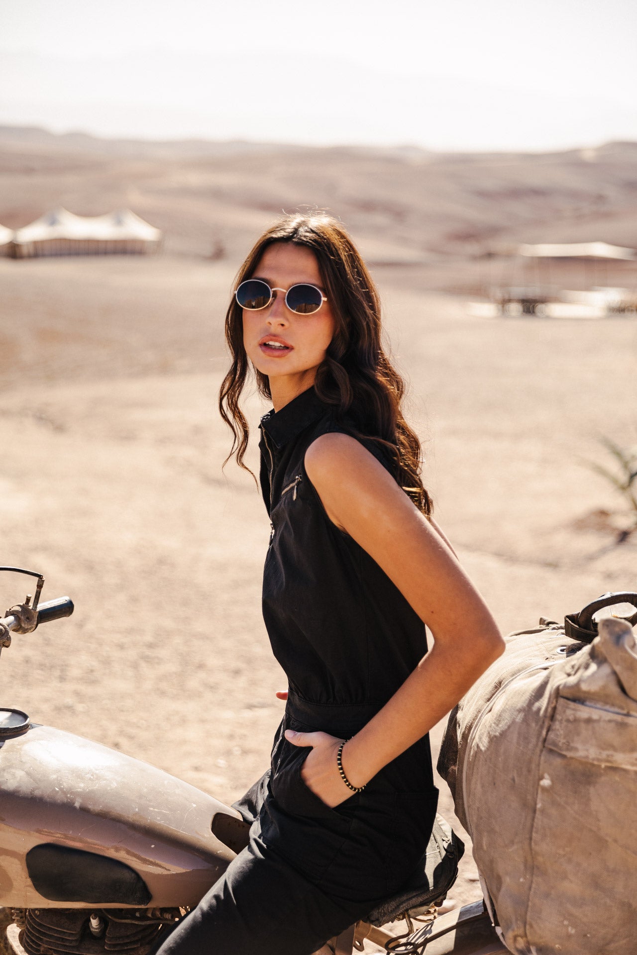 Combinaison zippée Femme Martha Calvi black | Freeman T. Porter