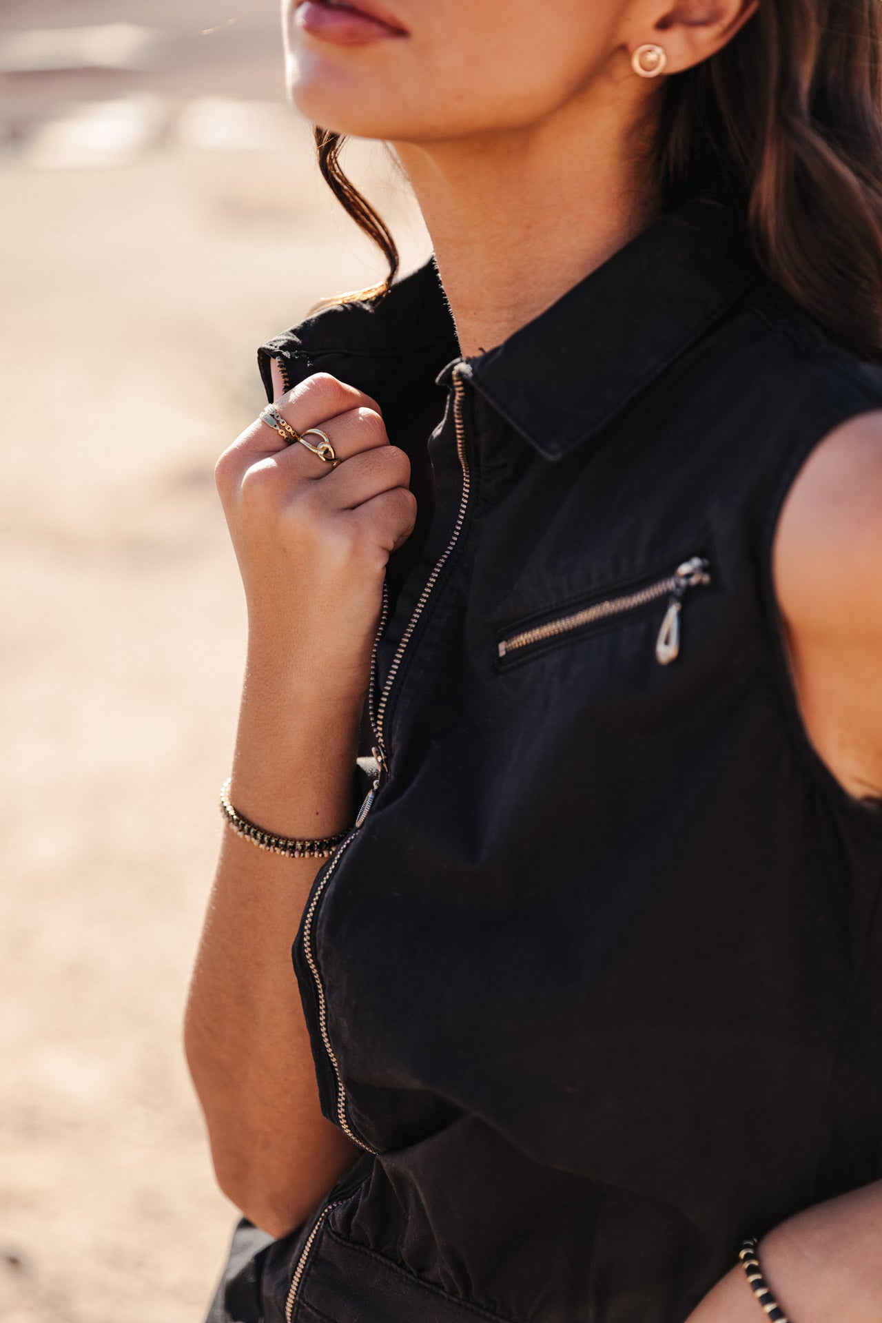 Combinaison zippée Femme Martha Calvi black | Freeman T. Porter
