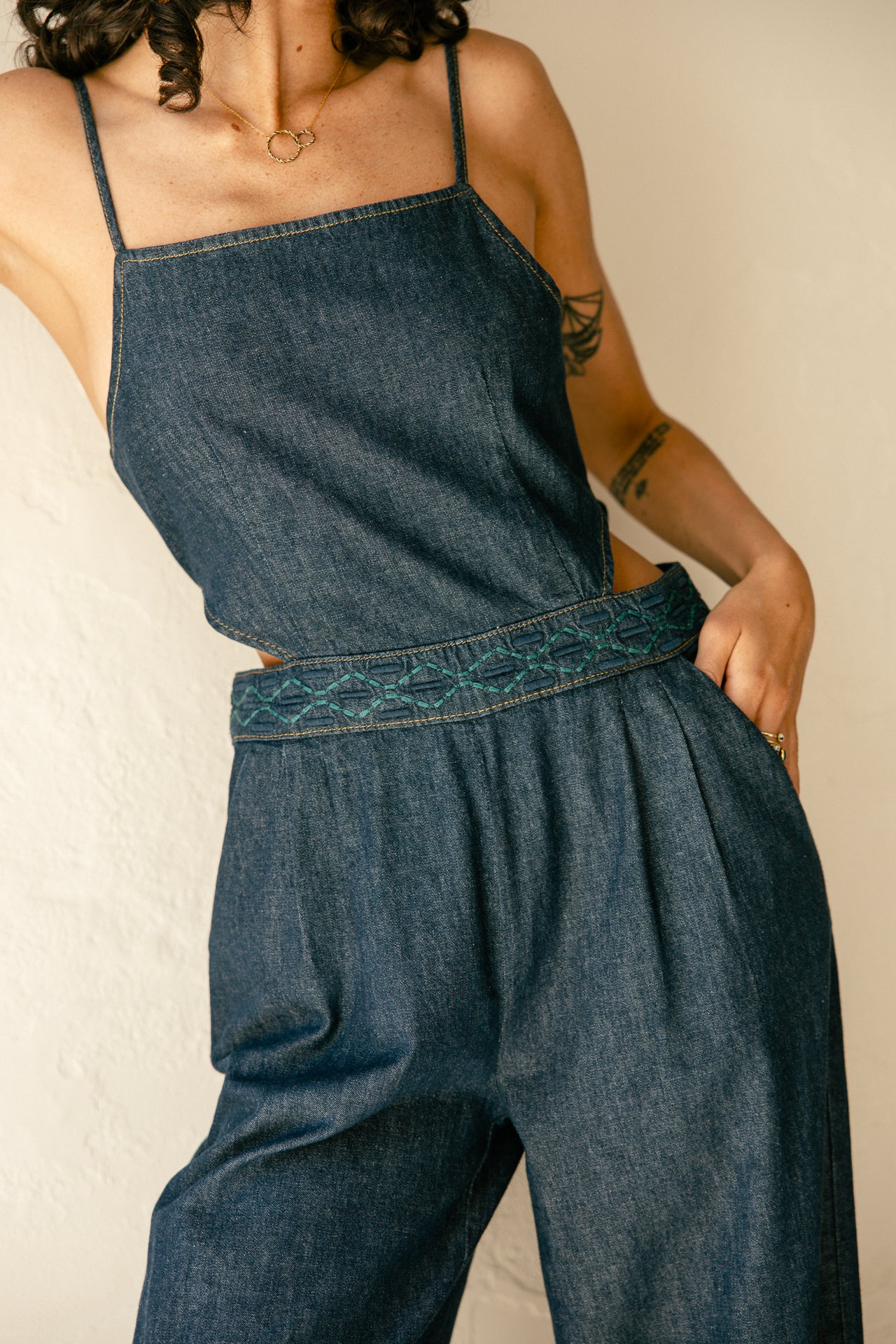 City-Overall Frau Naomie Denim manzana dark | Freeman T. Porter