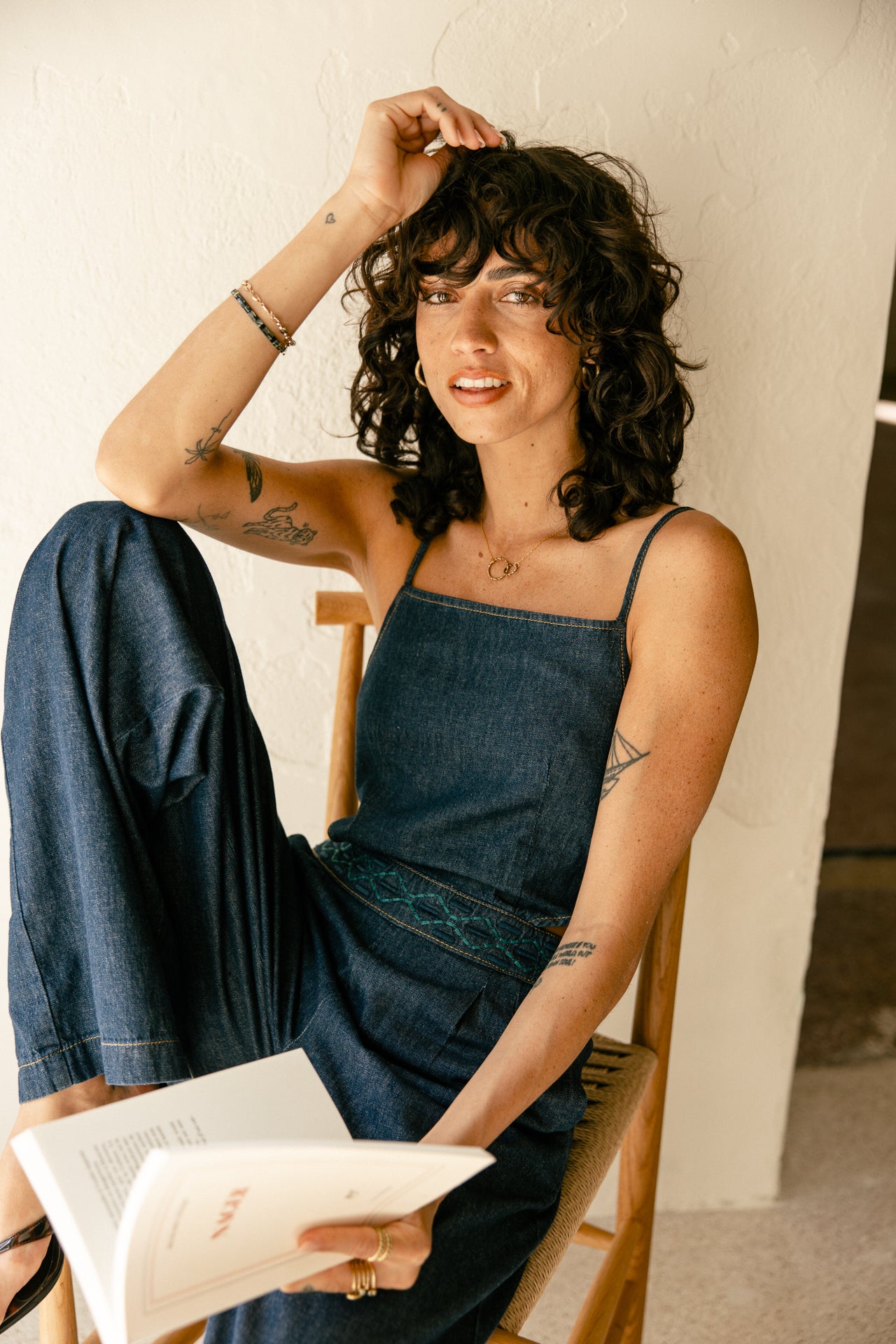 City-Overall Frau Naomie Denim manzana dark | Freeman T. Porter