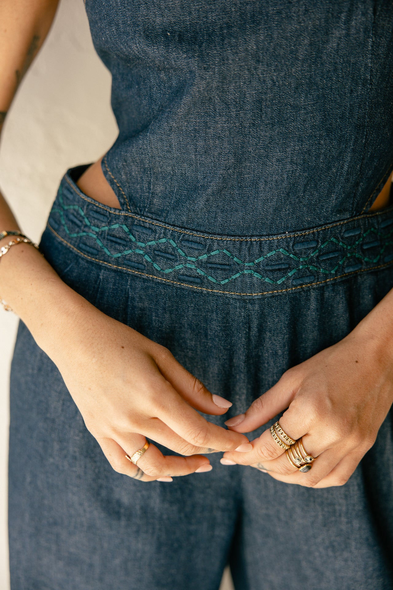 City-Overall Frau Naomie Denim manzana dark | Freeman T. Porter