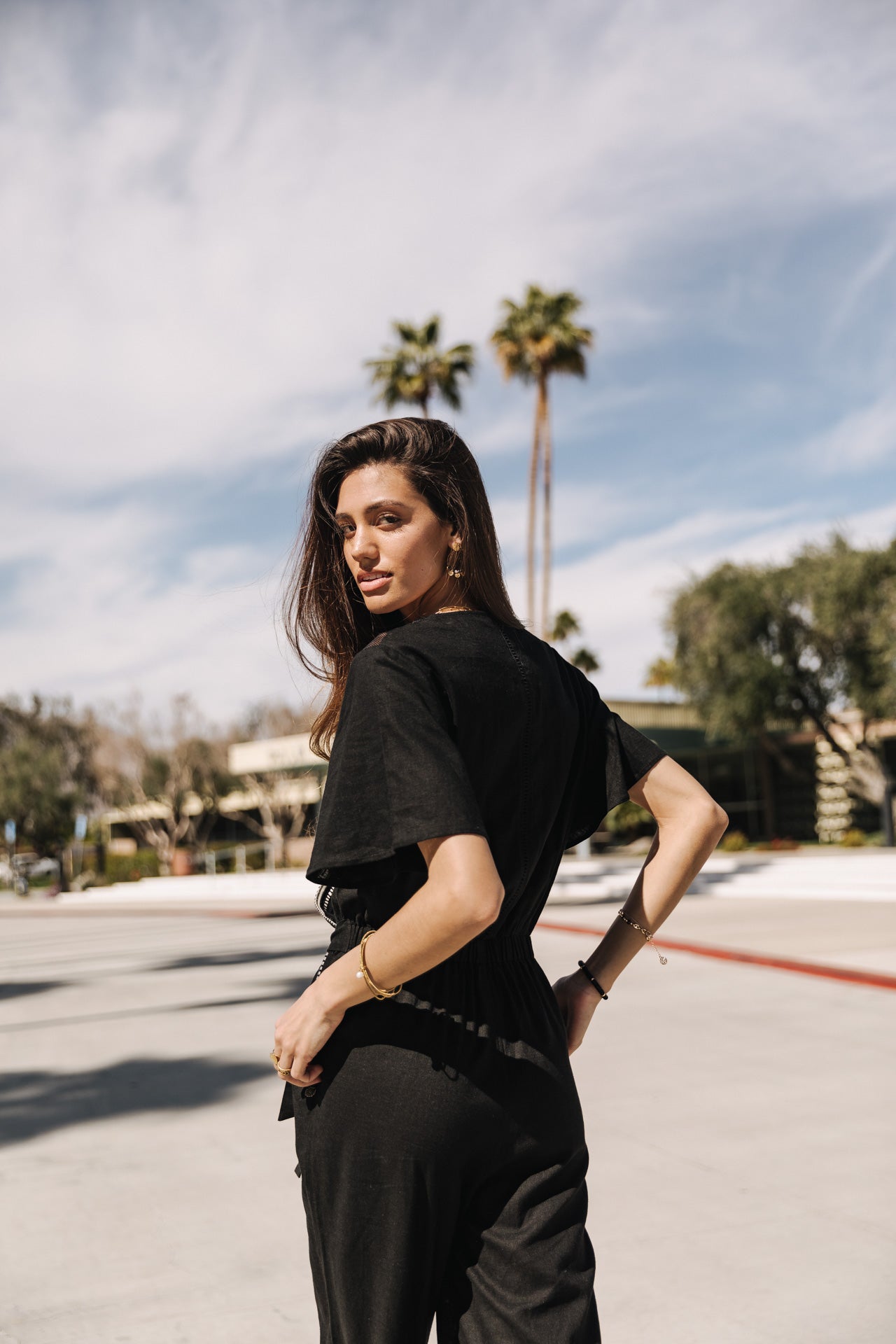 Combinaison Femme Lisanne Plain Color black | Freeman T. Porter