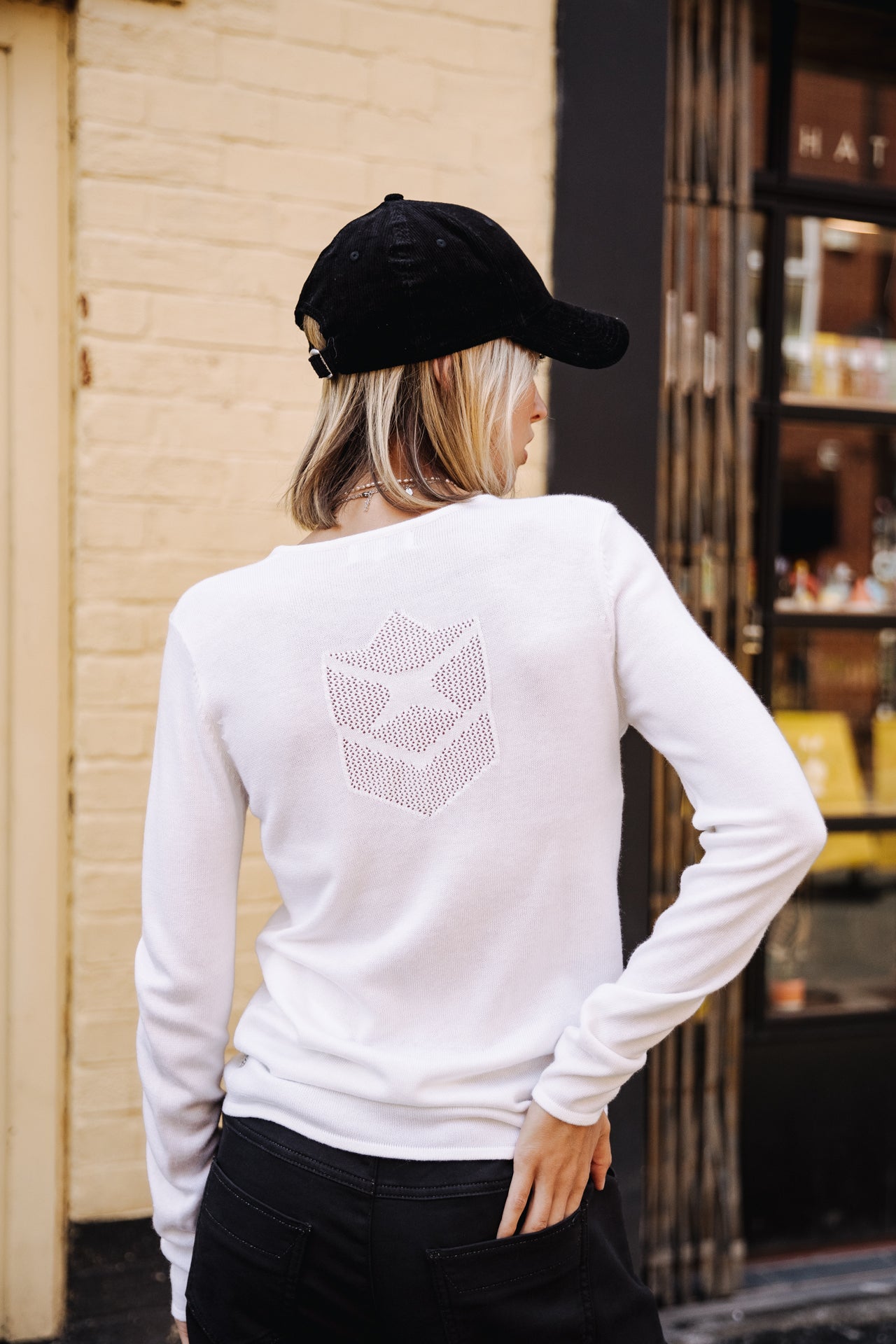 Pull ajusté Woman Lorelia white | Freeman T. Porter