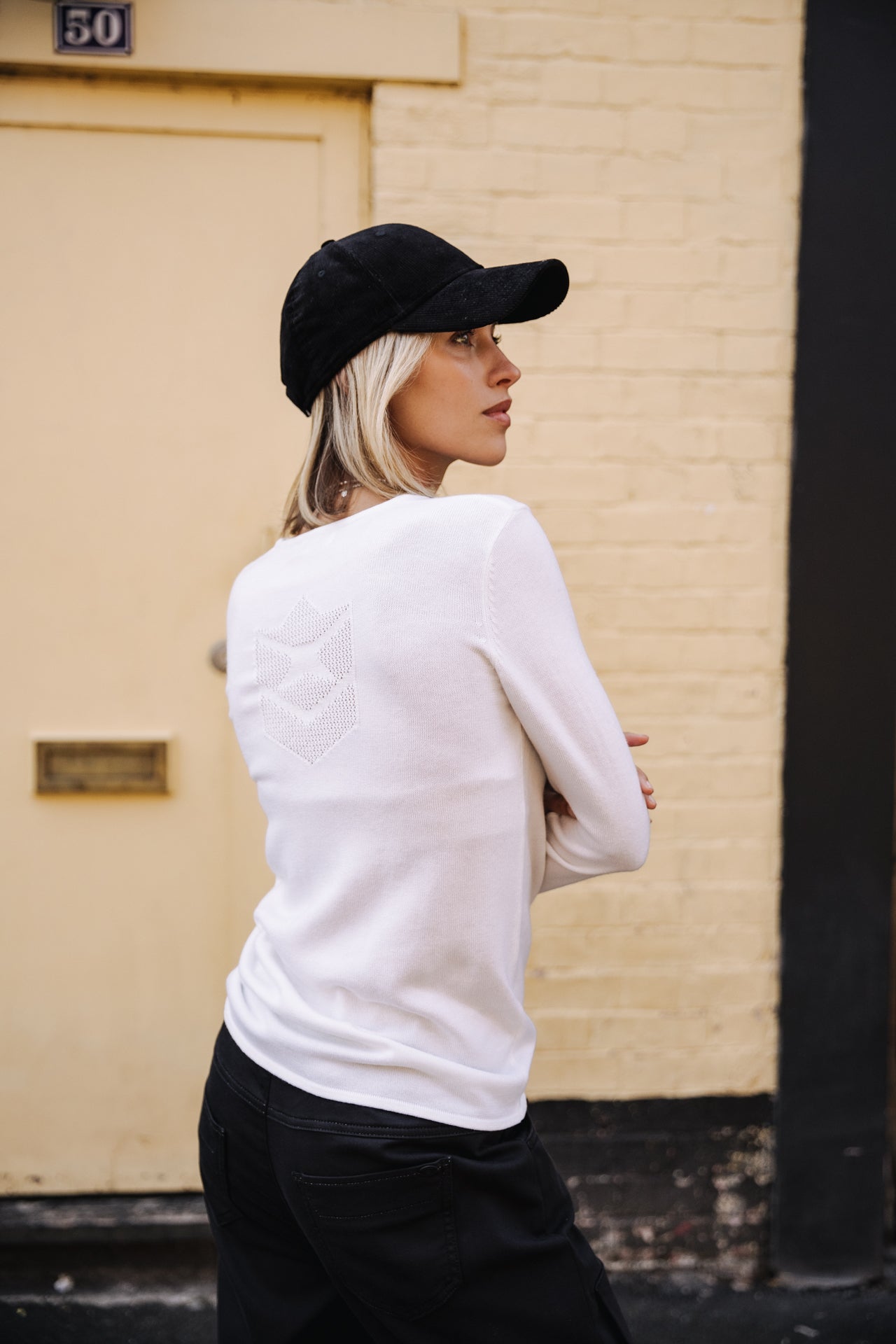Pull ajusté Woman Lorelia white | Freeman T. Porter
