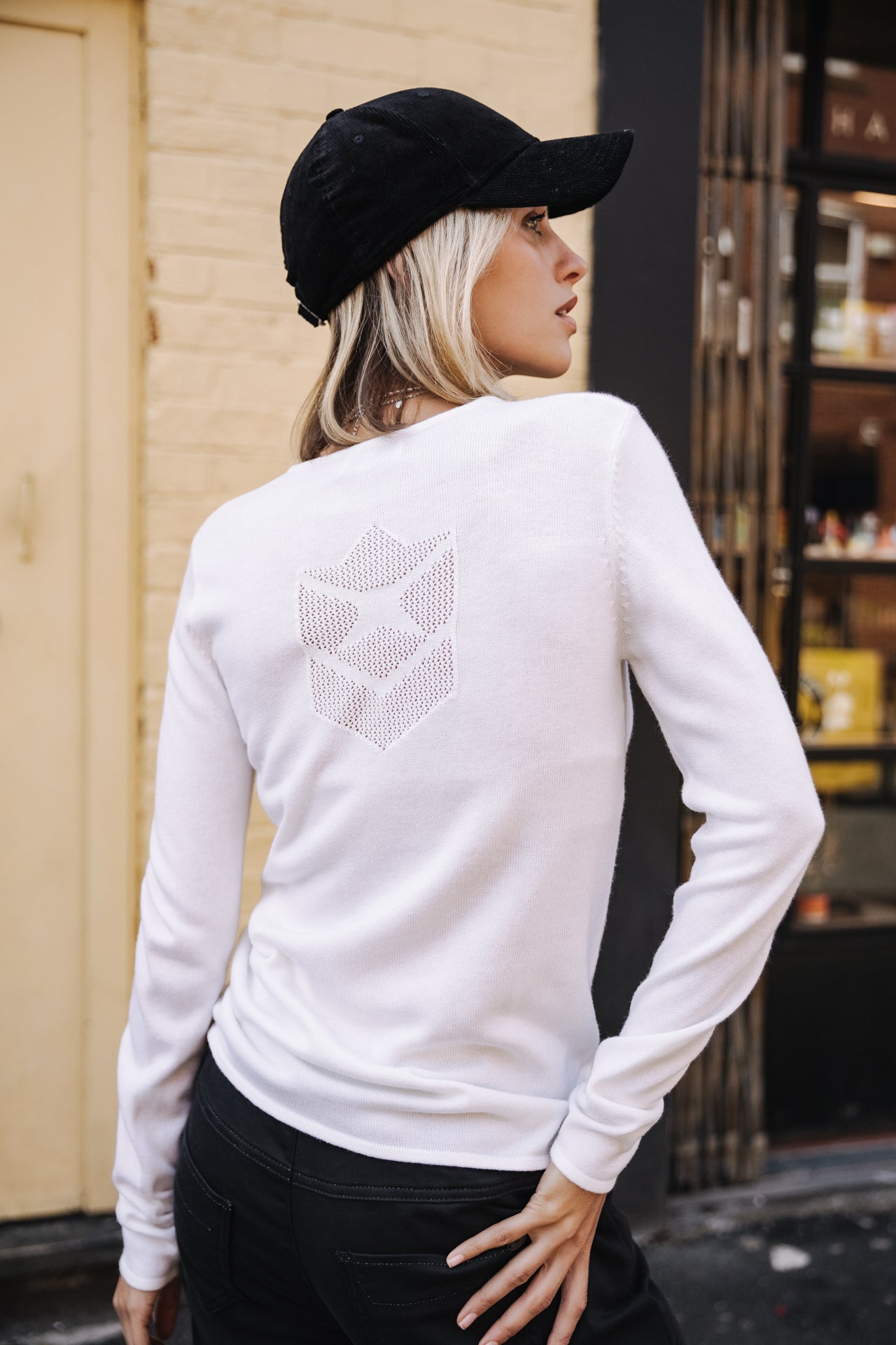 Pull ajusté Woman Lorelia white | Freeman T. Porter