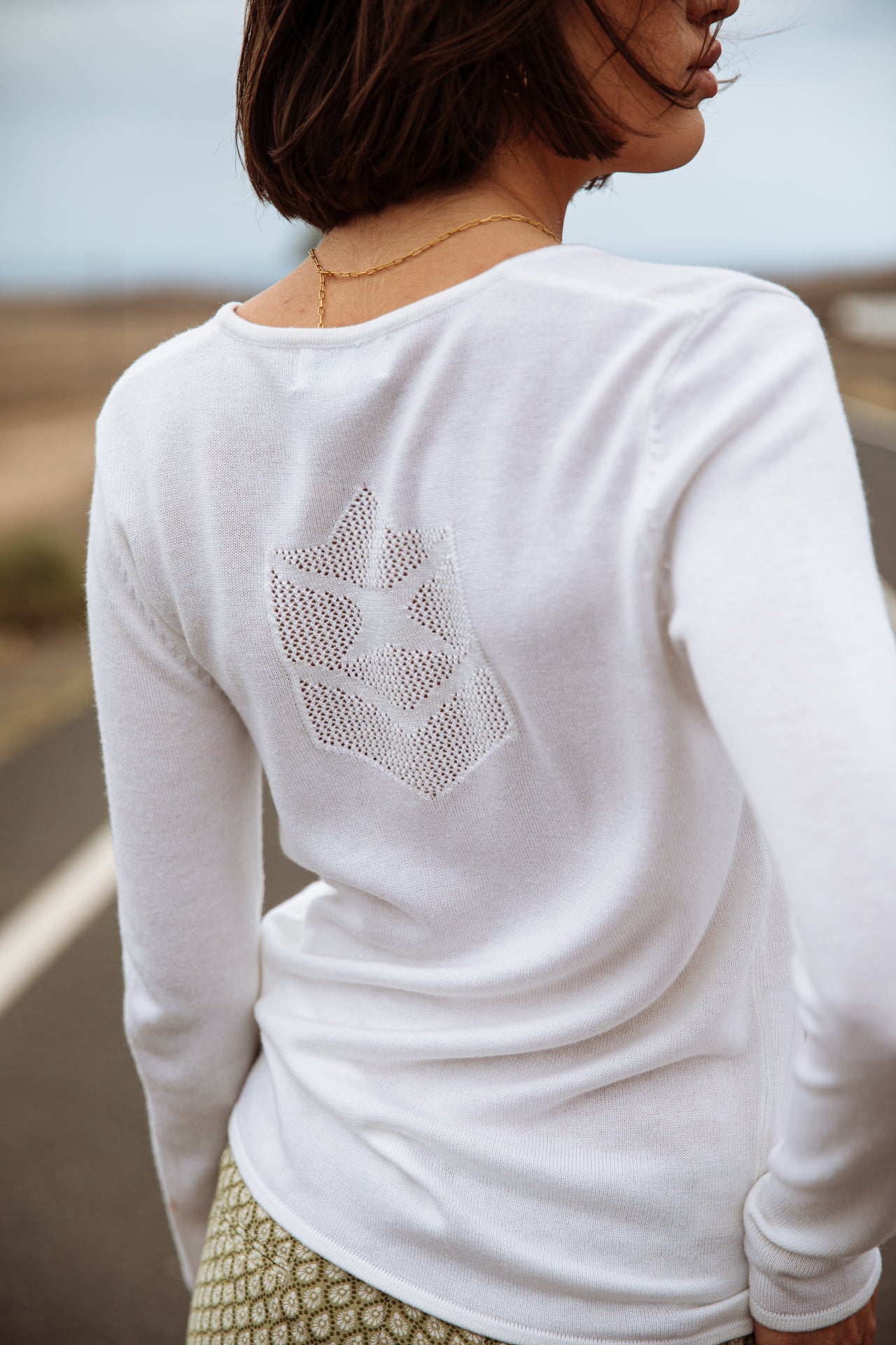 Pull ajusté Woman Lorelia white | Freeman T. Porter