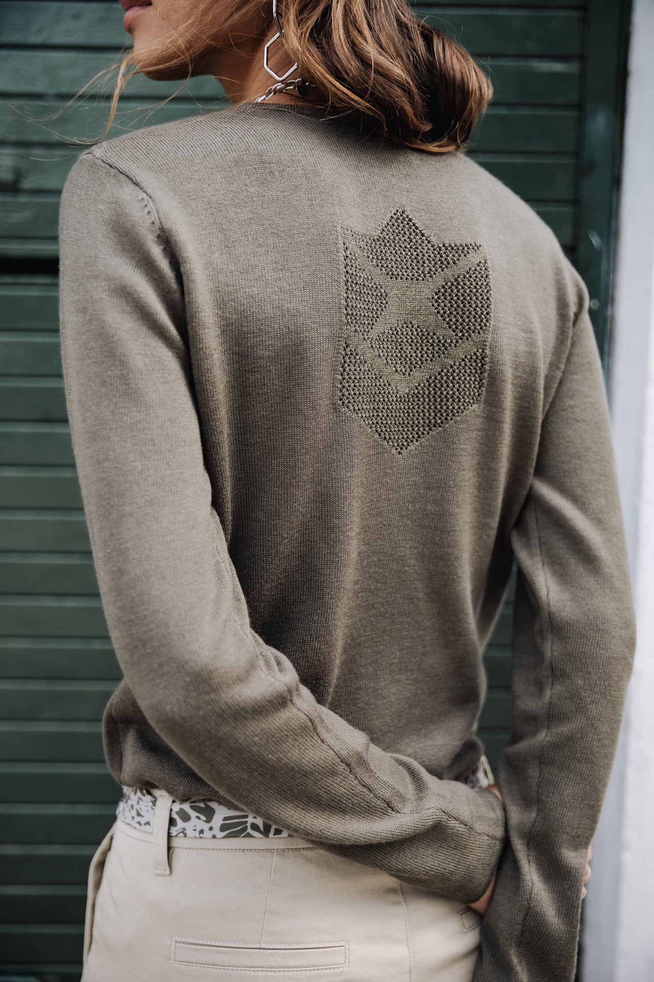 Pull ajusté Femme Lorelia tea leaf | Freeman T. Porter