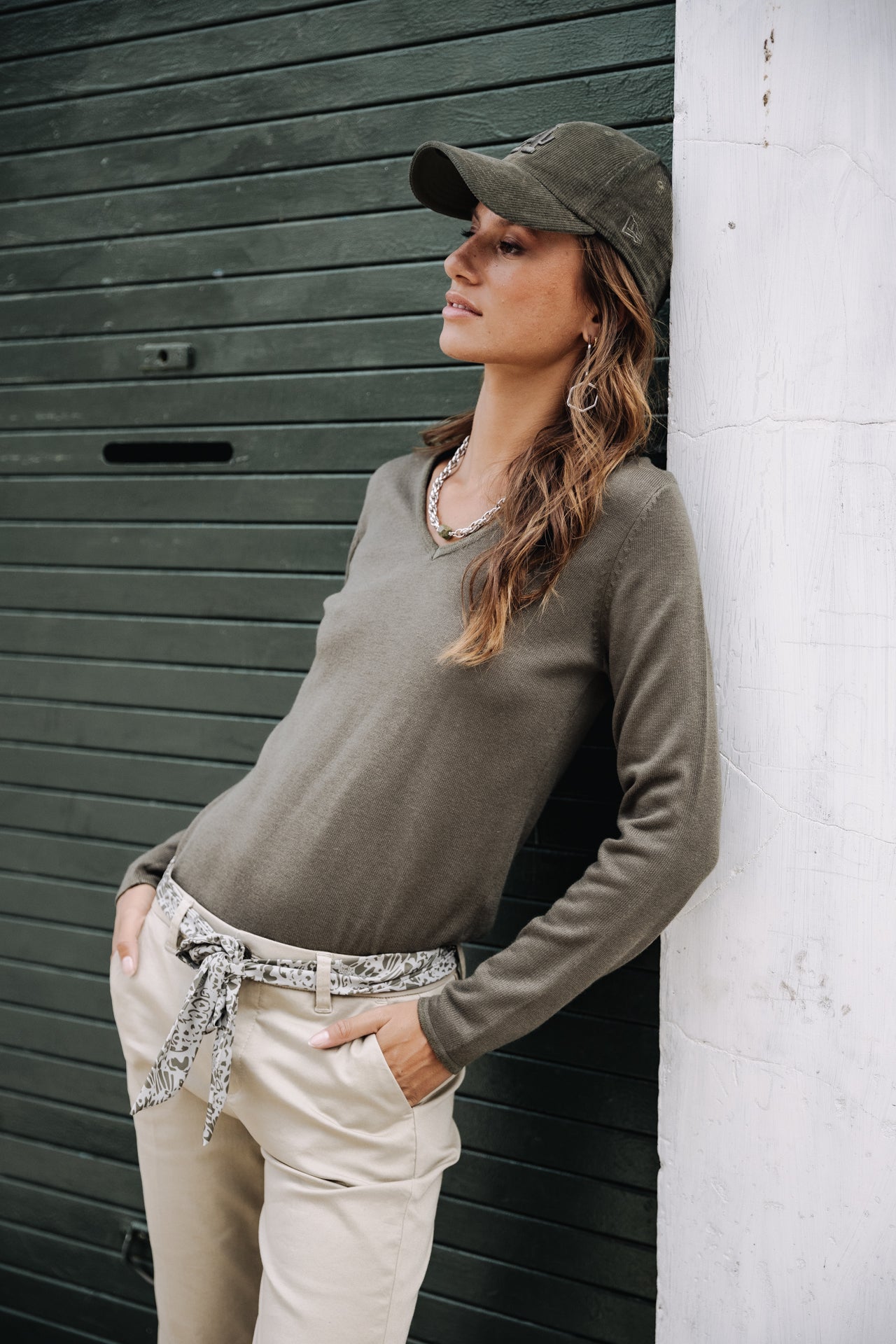 Pull ajusté Femme Lorelia tea leaf | Freeman T. Porter