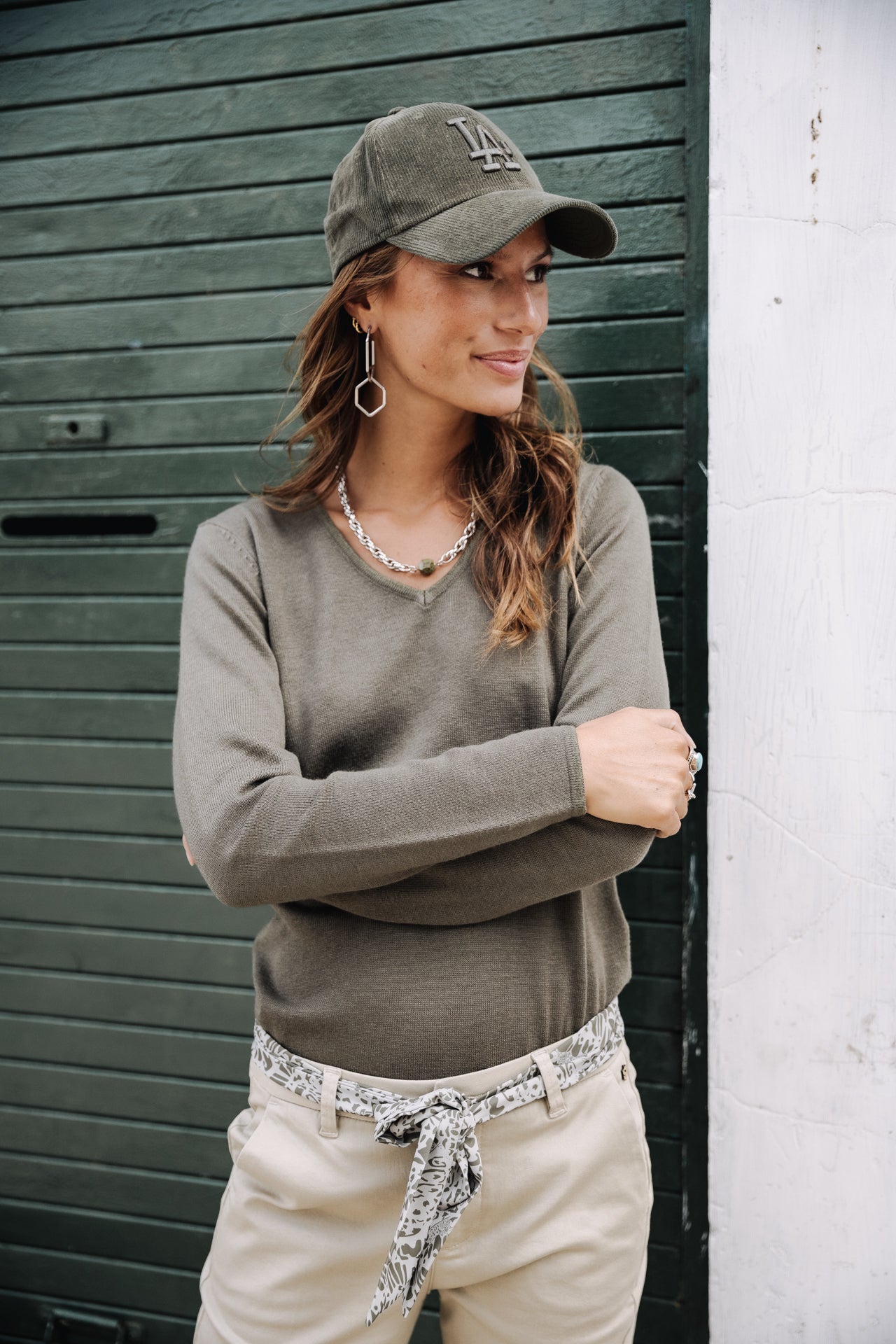 Pull ajusté Femme Lorelia tea leaf | Freeman T. Porter