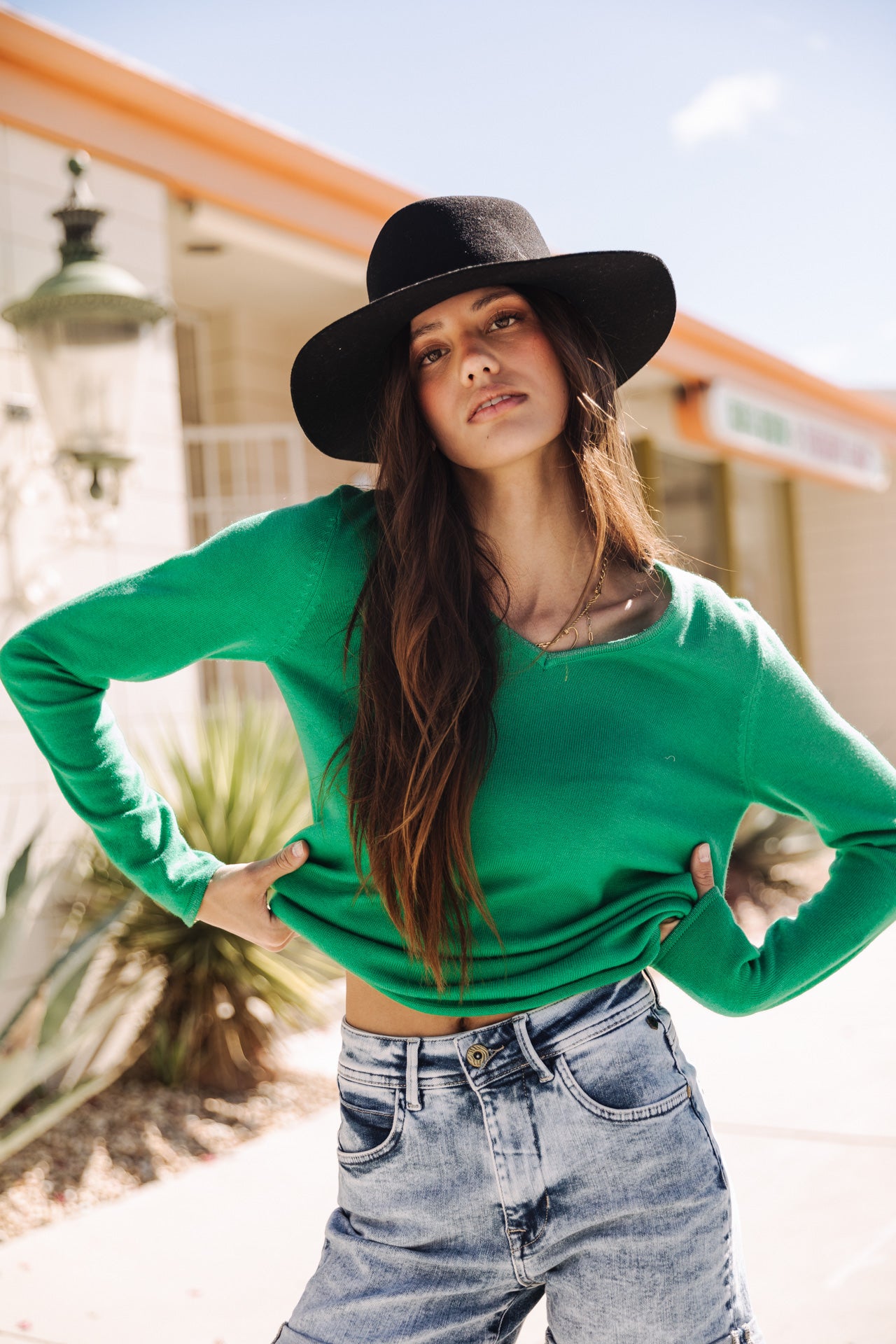 Pull ajusté Woman Lorelia jolly green | Freeman T. Porter