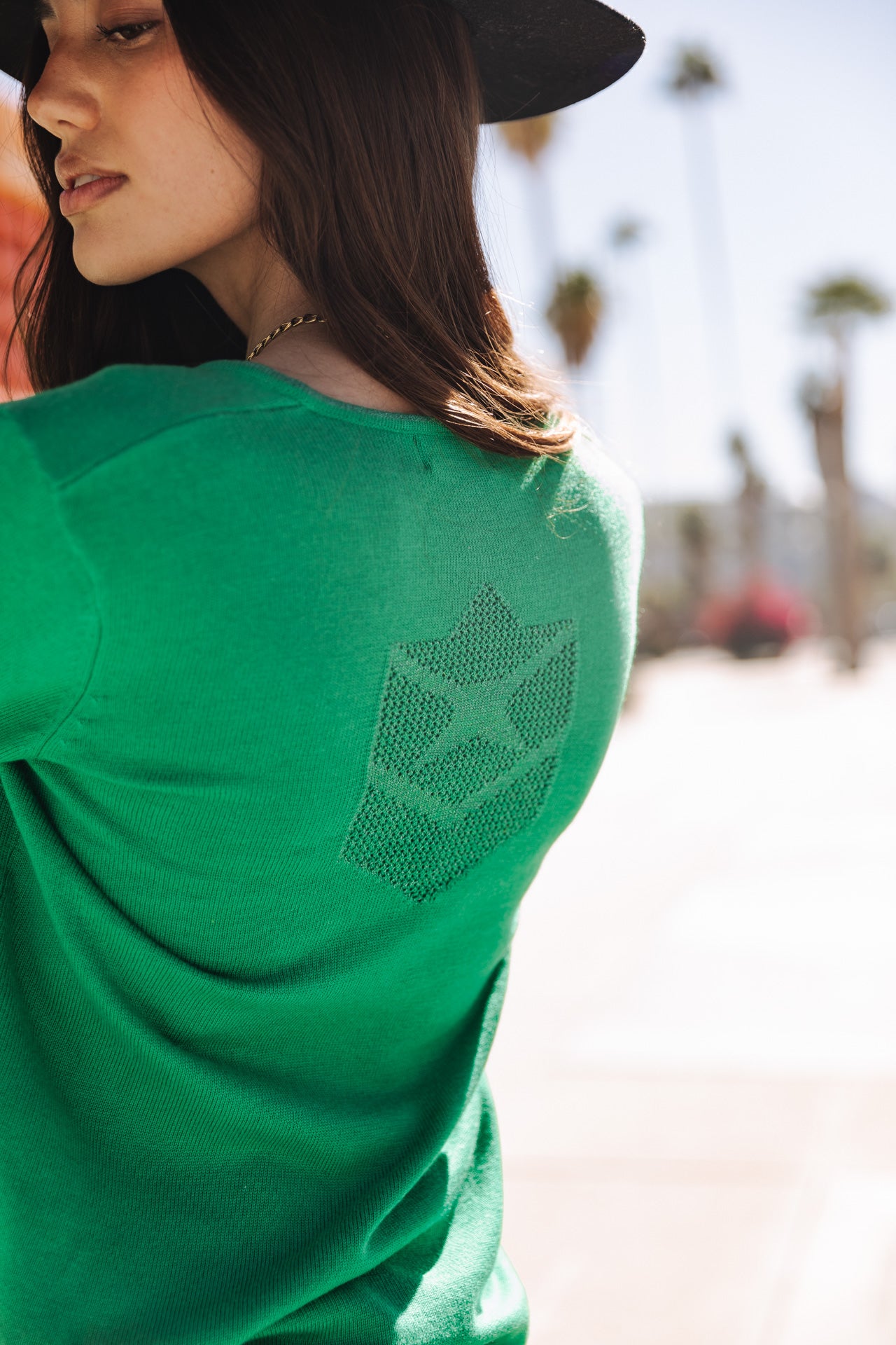 Pull ajusté Femme Lorelia jolly green | Freeman T. Porter