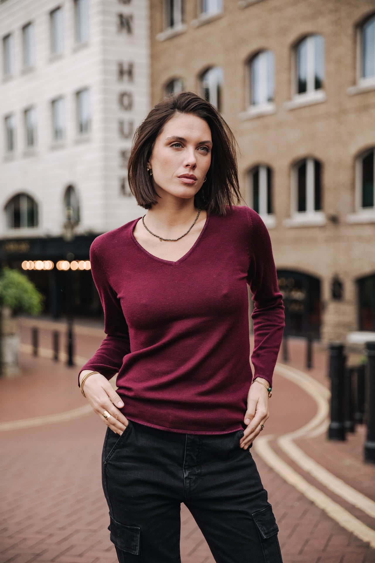Pull ajusté Femme Lorelia winetasting | Freeman T. Porter