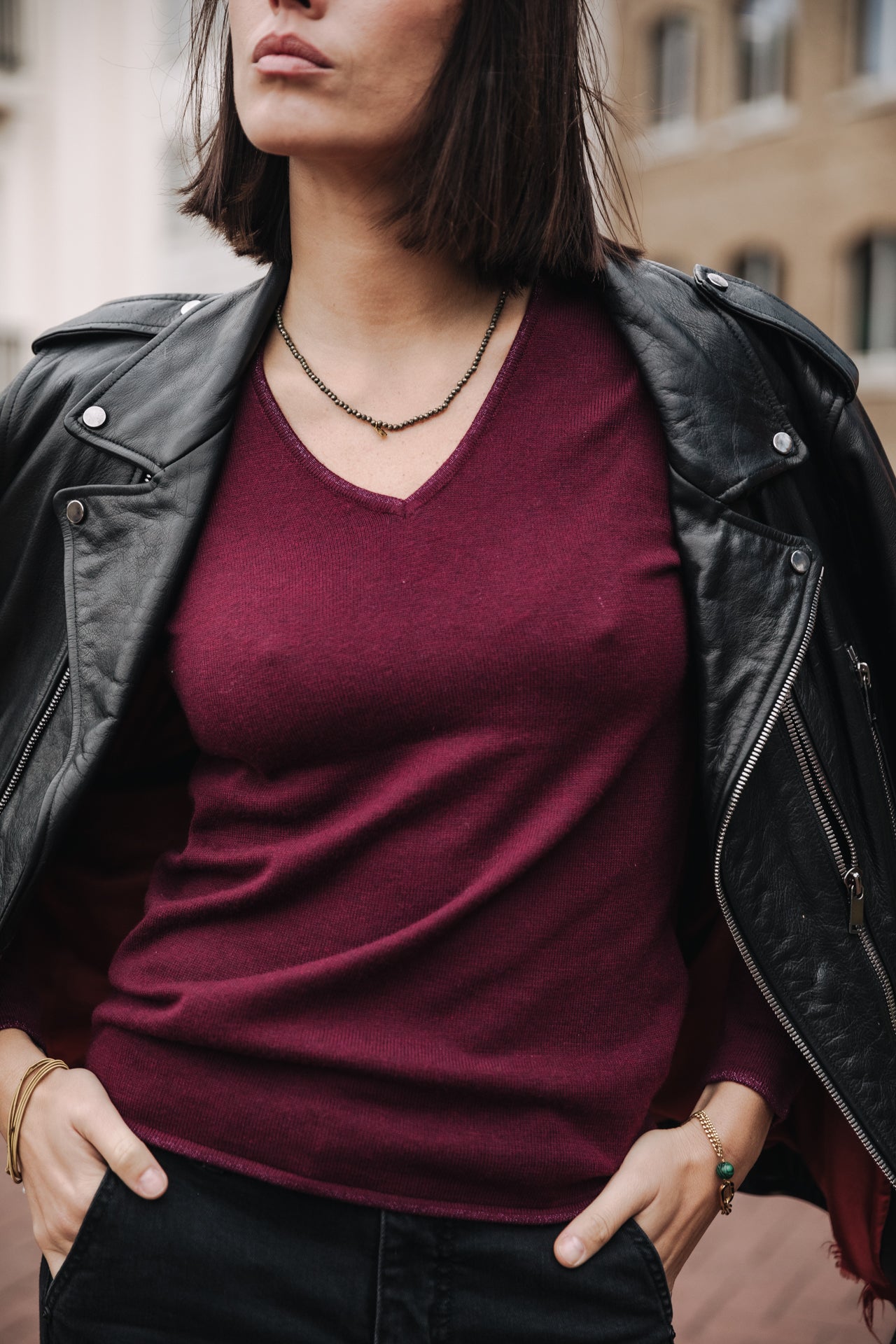 Pull ajusté Femme Lorelia winetasting | Freeman T. Porter