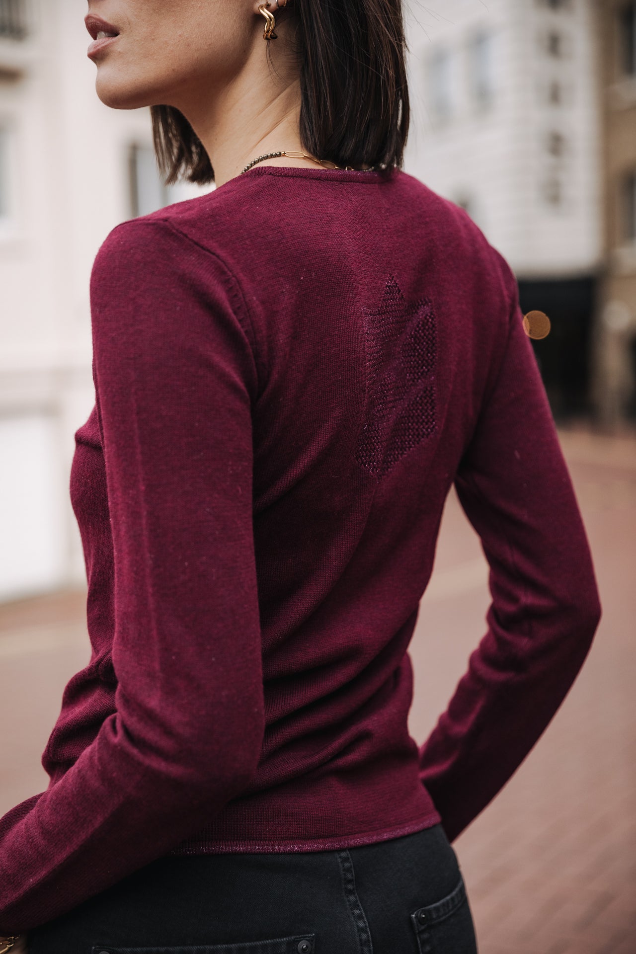Pull ajusté Femme Lorelia winetasting | Freeman T. Porter