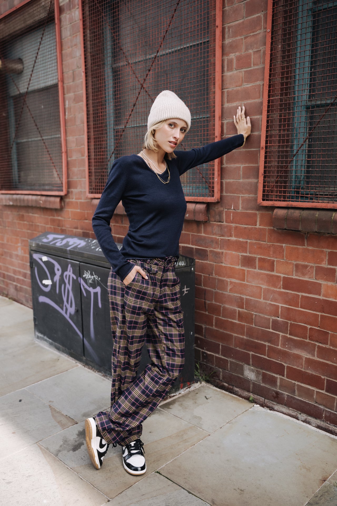 Pull ajusté Woman Lorelia dark blue | Freeman T. Porter
