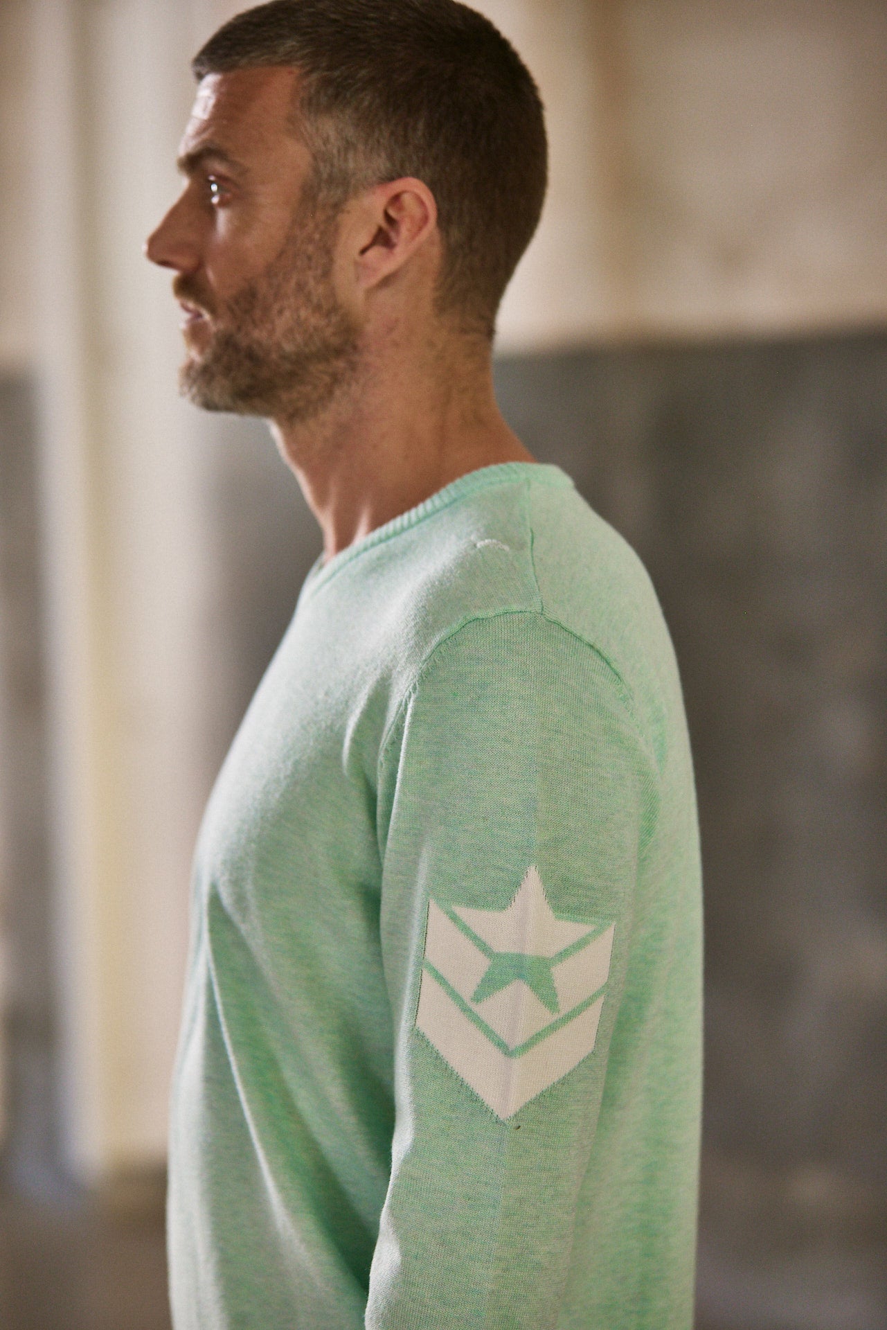 Pull col V Homme Edgar Trosa glacier | Freeman T. Porter