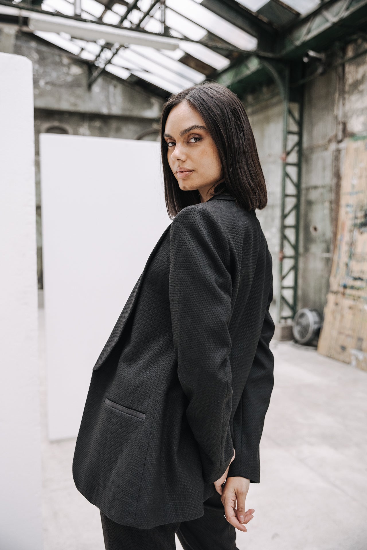 Blazer cintré Femme Stessy Socially black | Freeman T. Porter
