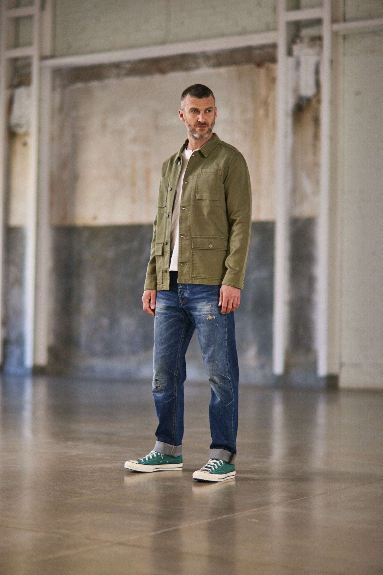 Veste chemise Homme Luck Epic deep lichen green | Freeman T. Porter