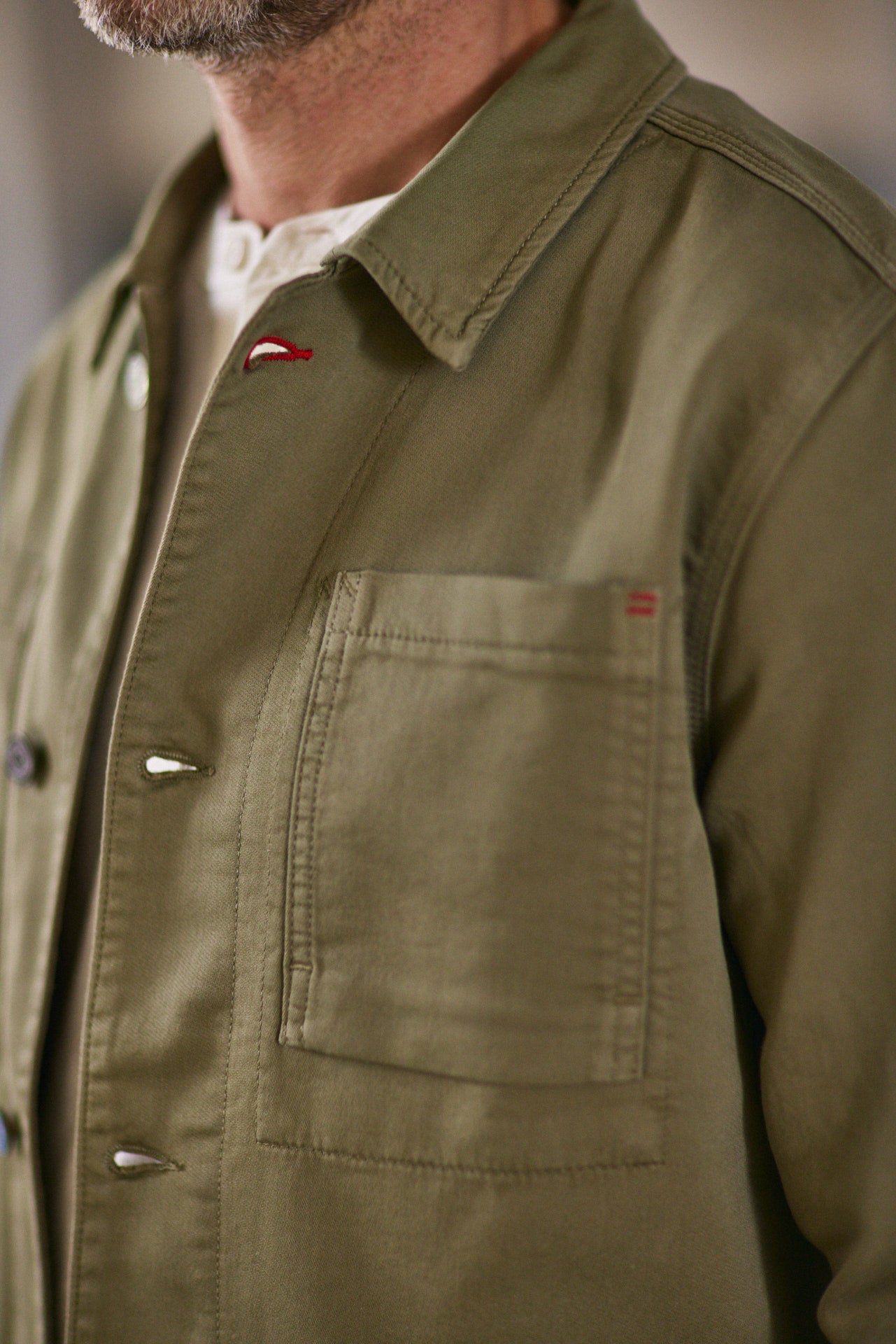 Veste chemise Homme Luck Epic deep lichen green | Freeman T. Porter