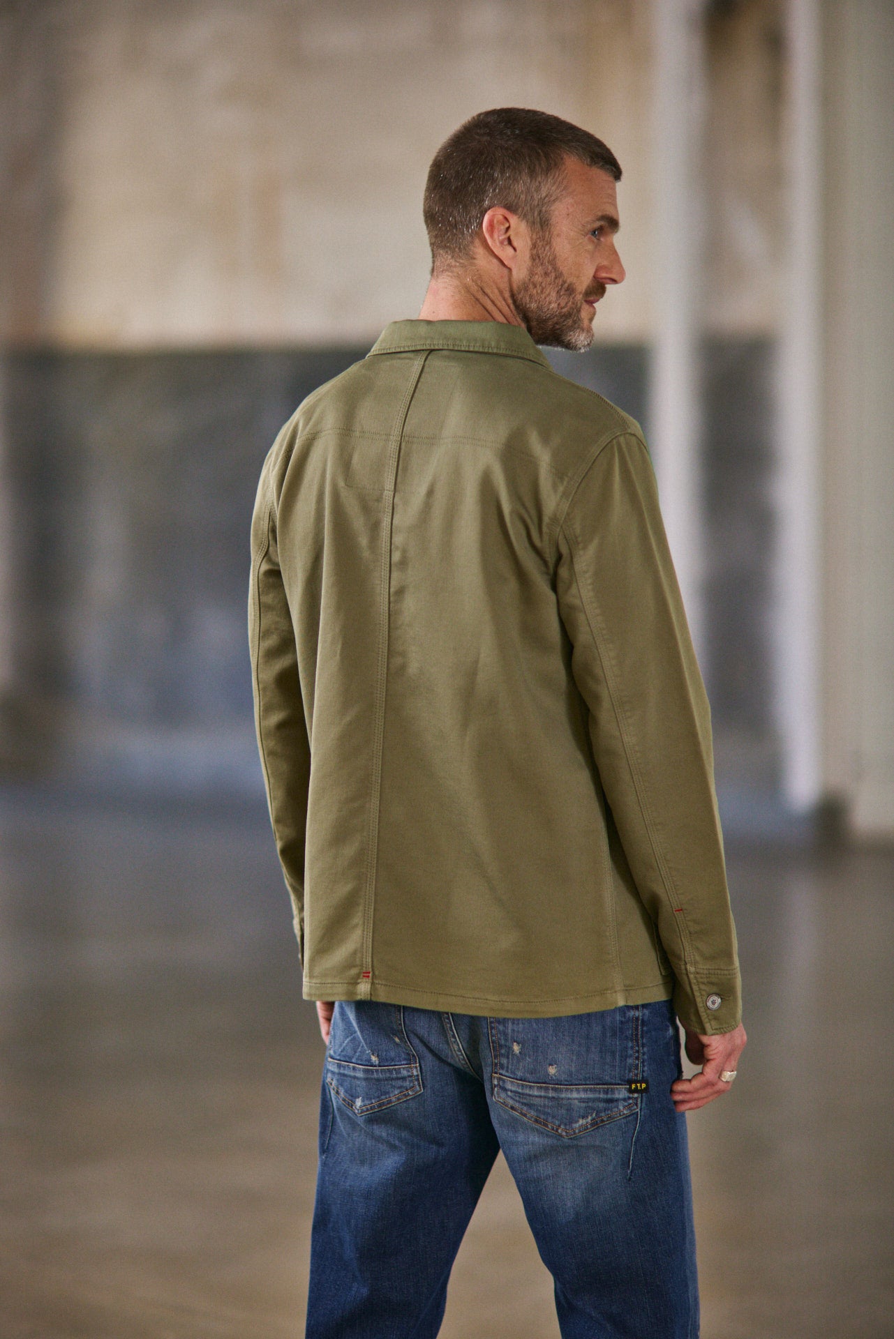 Veste chemise Homme Luck Epic deep lichen green | Freeman T. Porter
