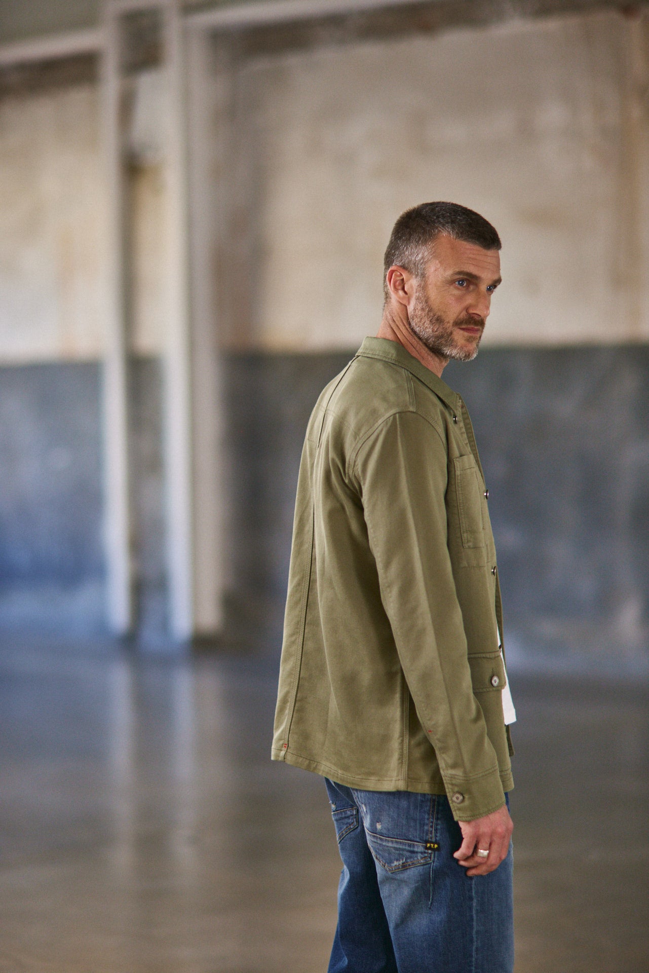 Veste chemise Homme Luck Epic deep lichen green | Freeman T. Porter