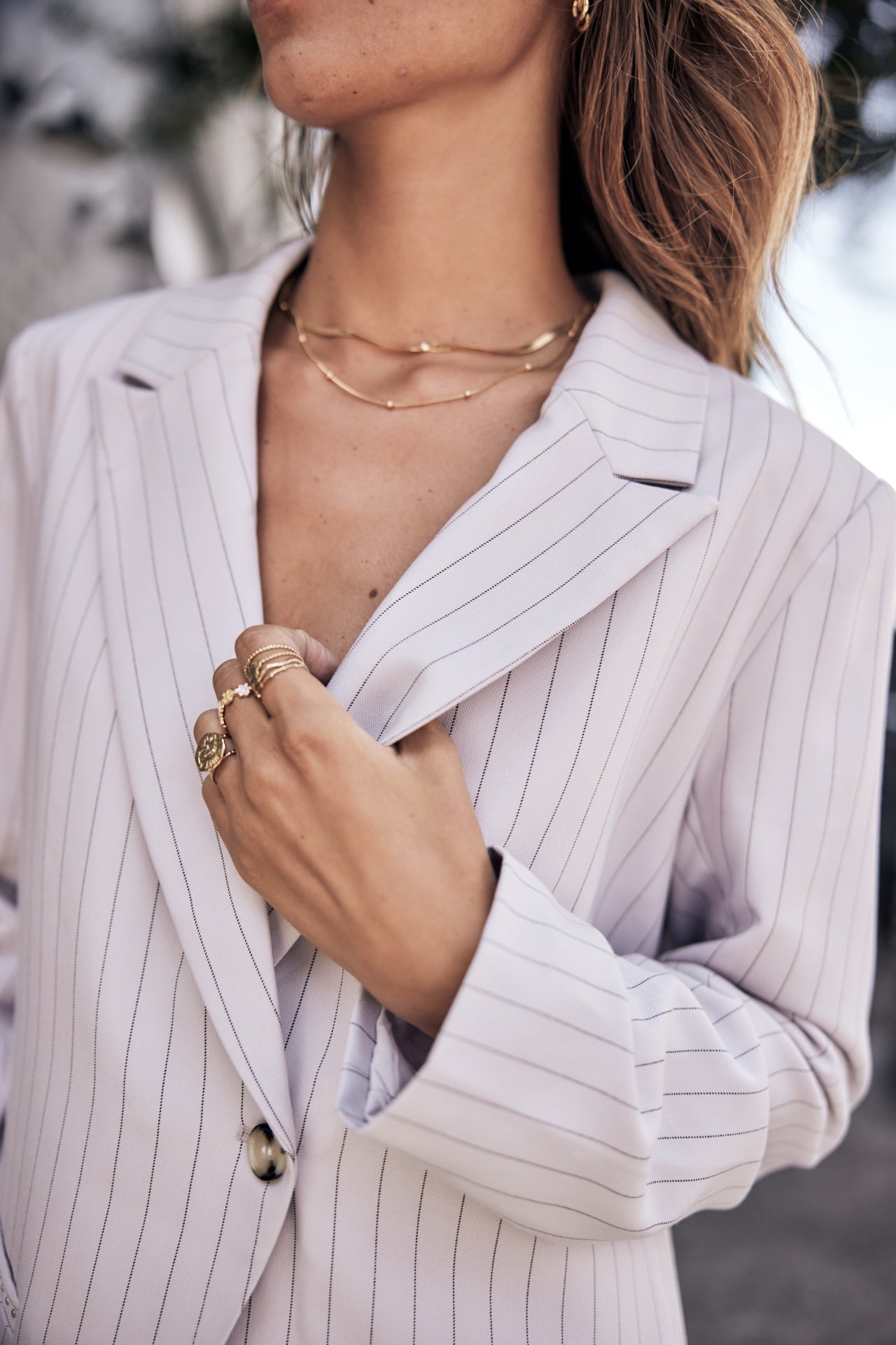 Blazer large Femme Bernie Hiroshi lilac | Freeman T. Porter
