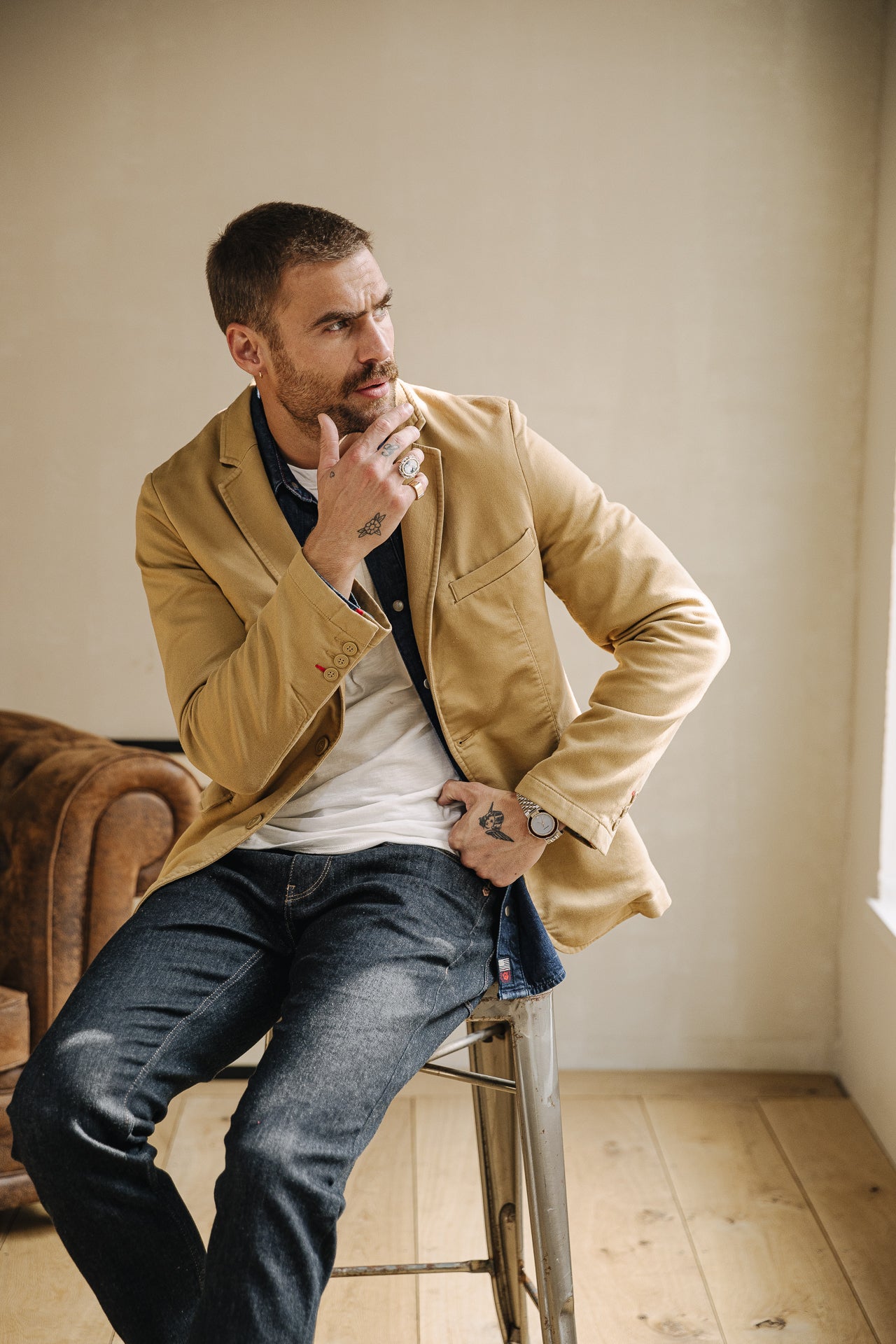 Blazer cintré Homme Barry Epic kelp | Freeman T. Porter