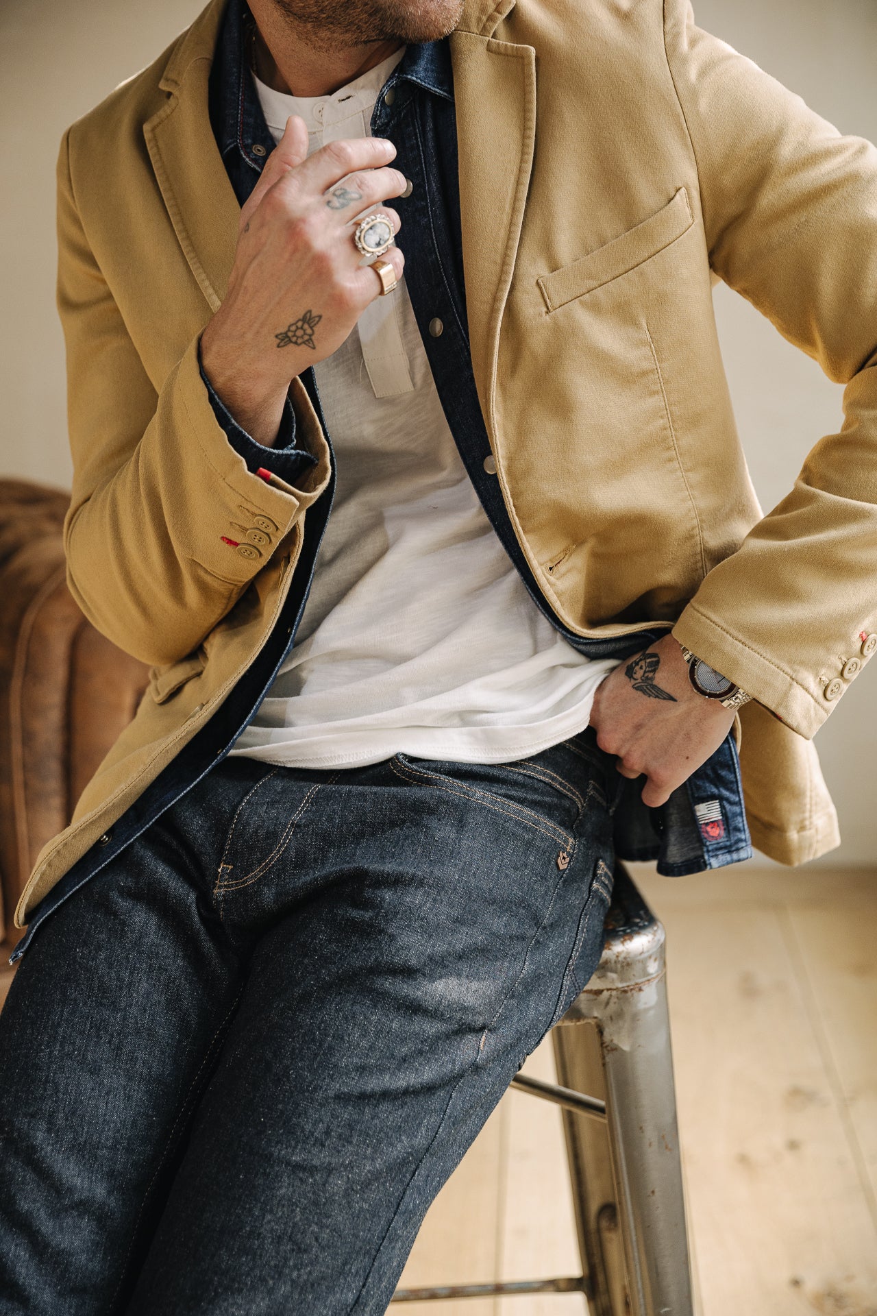 Blazer cintré Homme Barry Epic kelp | Freeman T. Porter