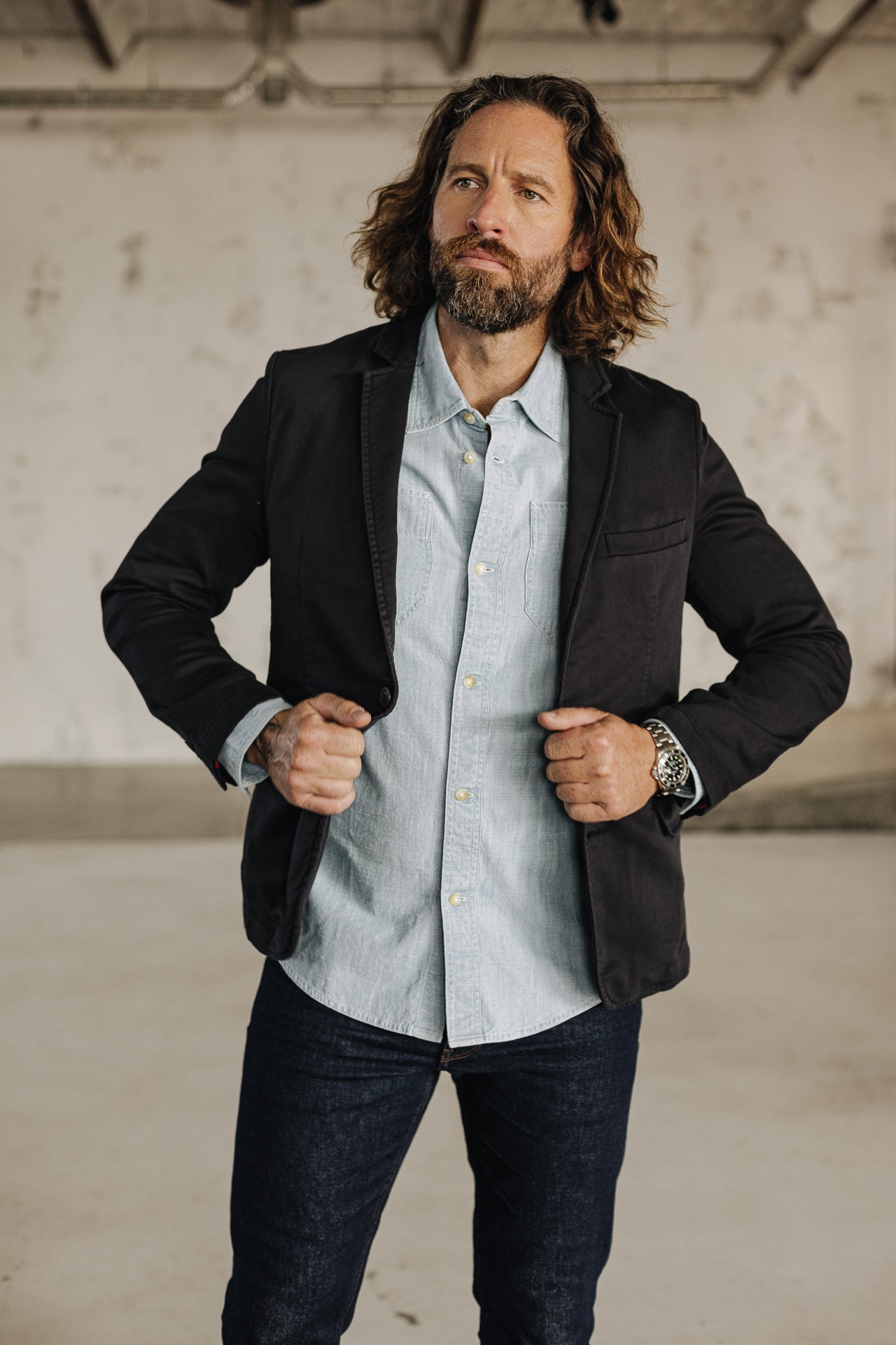 Blazer cintré Homme Barry Epic total eclipse | Freeman T. Porter