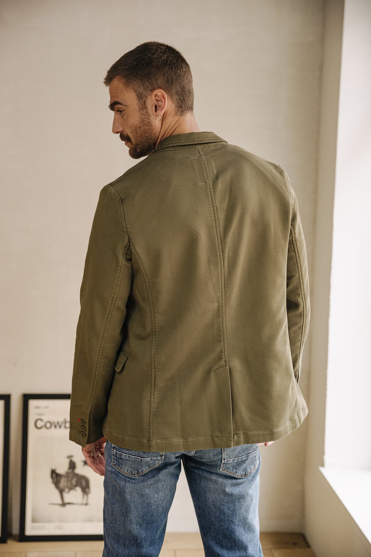 Blazer cintré Homme Barry Epic olive night | Freeman T. Porter