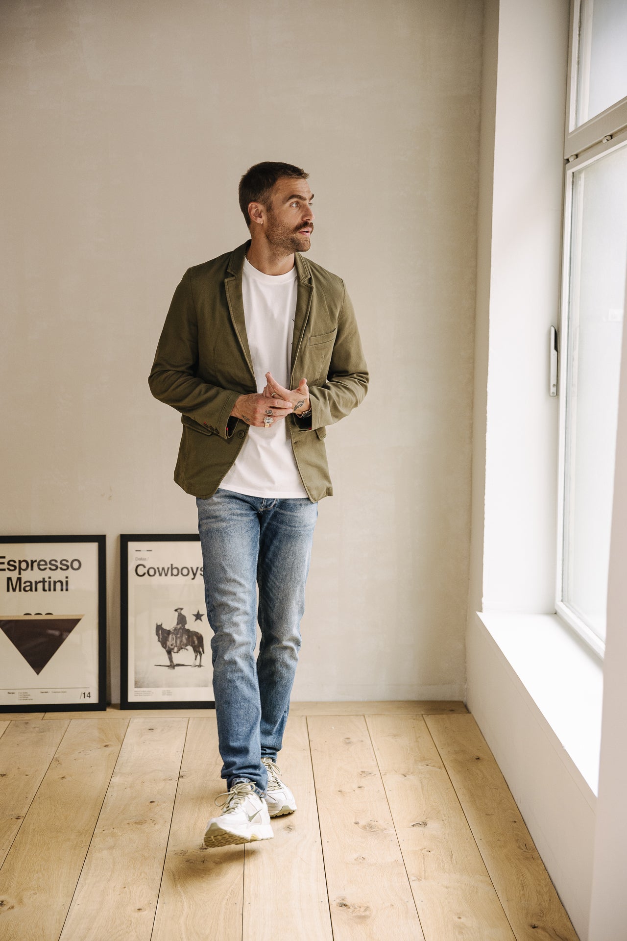 Blazer cintré Homme Barry Epic olive night | Freeman T. Porter