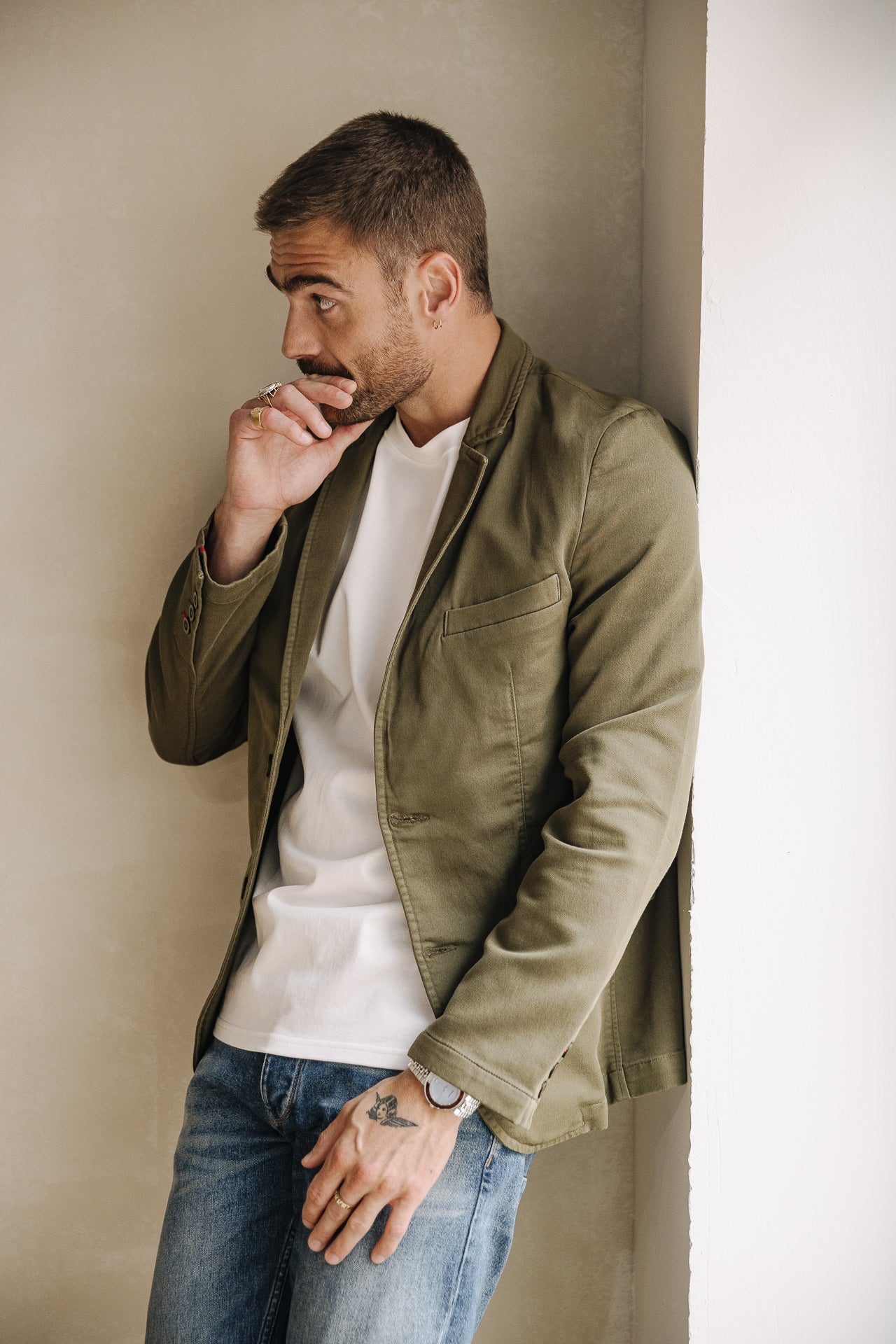 Blazer cintré Homme Barry Epic olive night | Freeman T. Porter