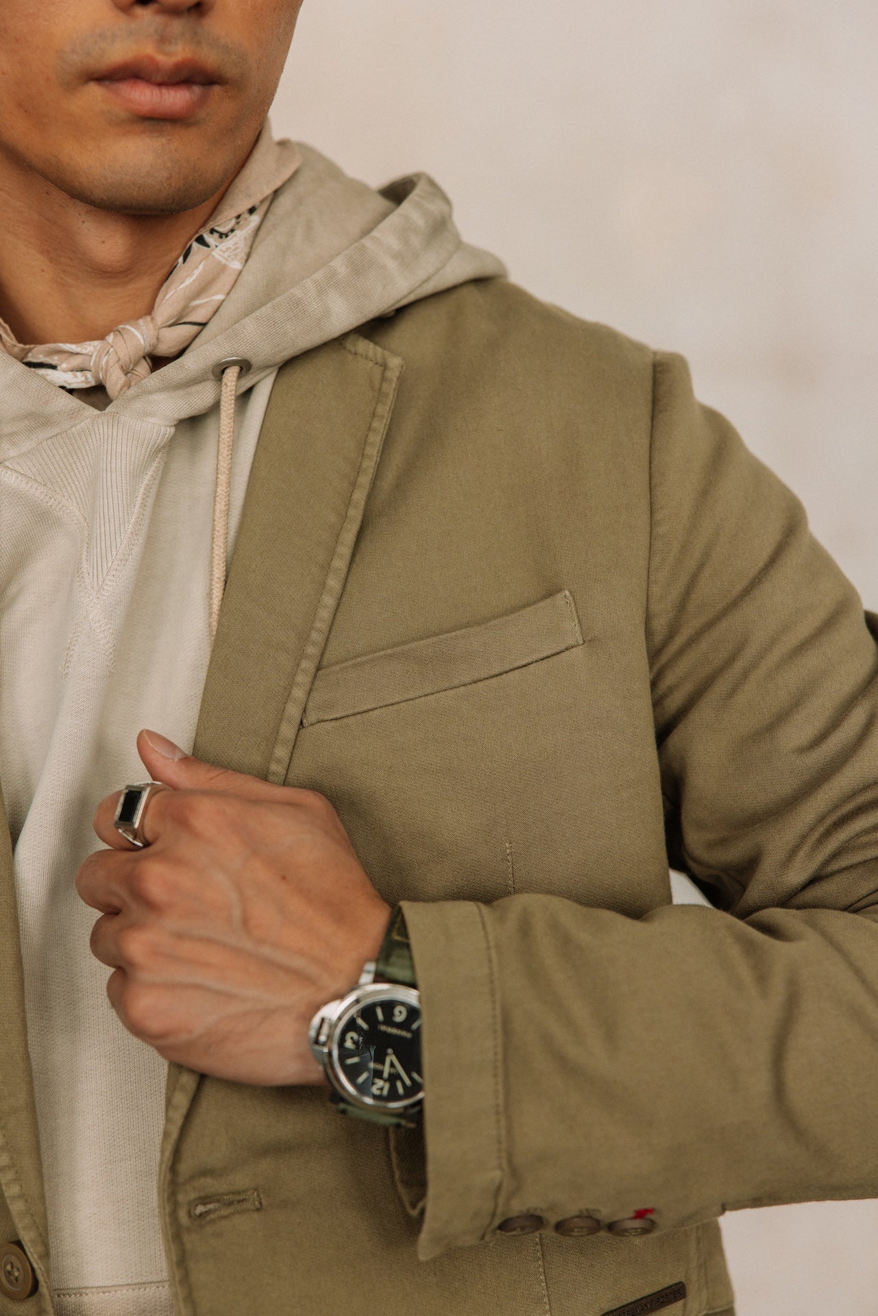 Blazer cintré Hombres Barry Epic deep lichen green | Freeman T. Porter