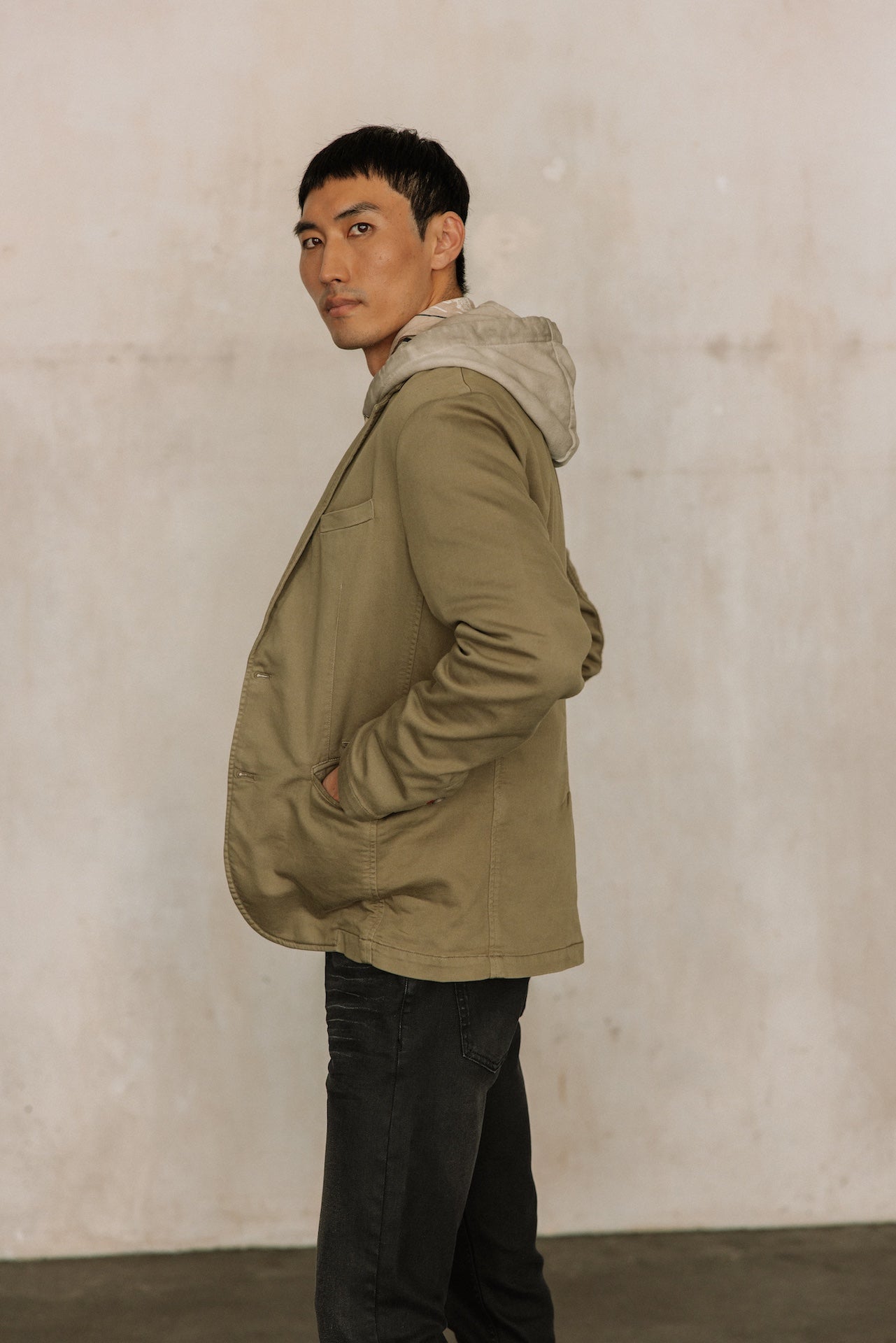 Blazer cintré Hombres Barry Epic deep lichen green | Freeman T. Porter