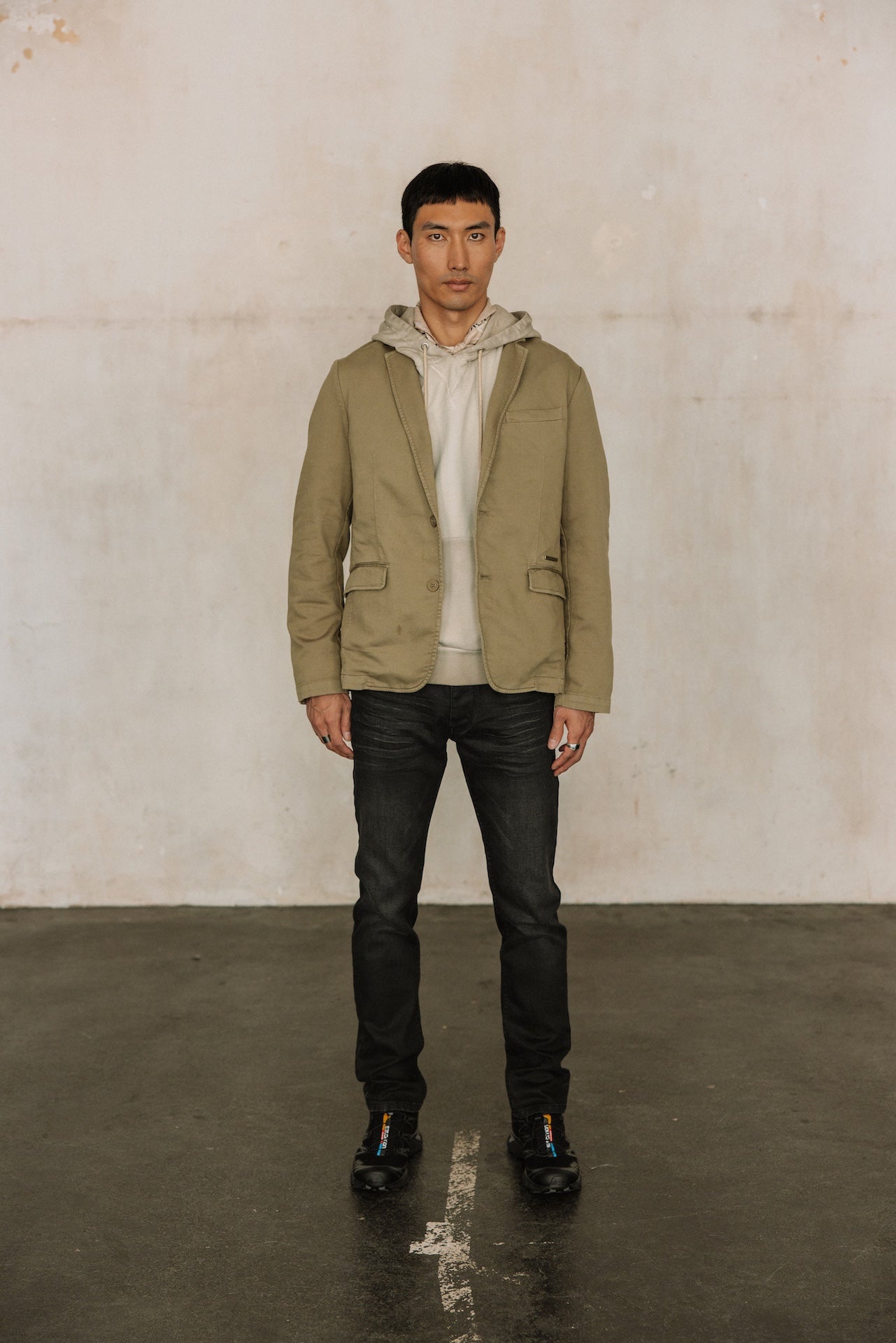Blazer cintré Hombres Barry Epic deep lichen green | Freeman T. Porter