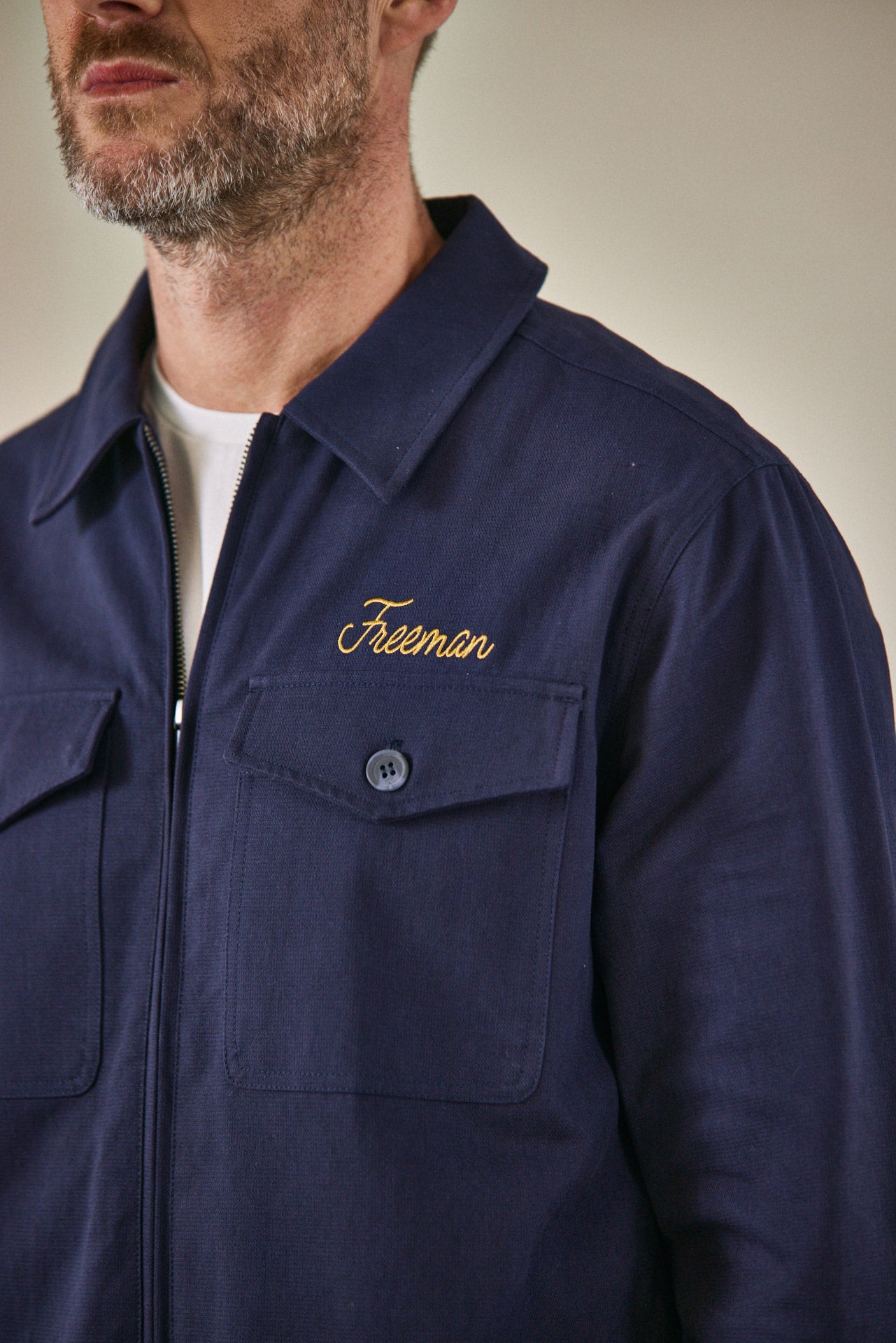 Veste droite Men Antonio Dover peacoat | Freeman T. Porter